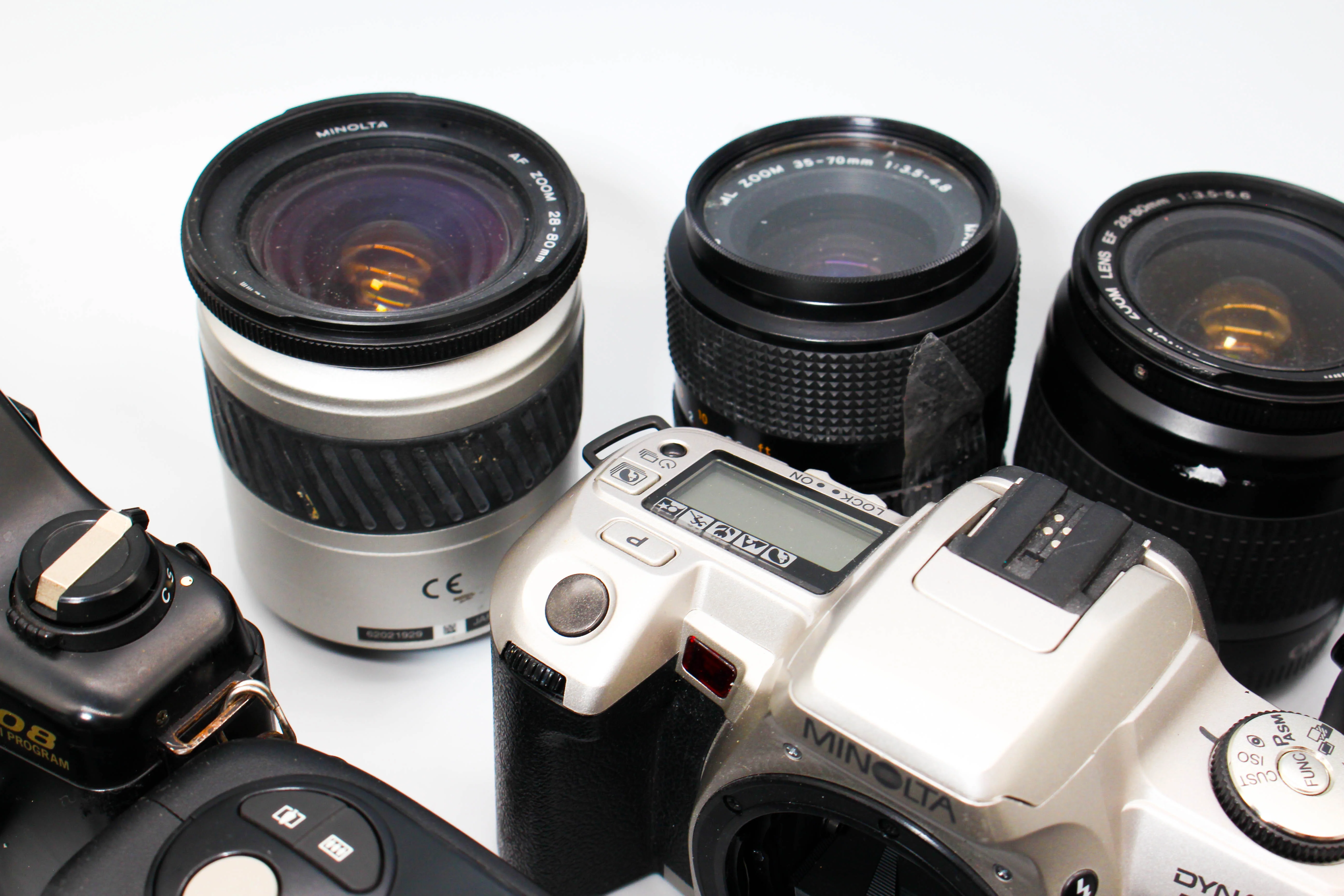 Assorted Faulty Canon 35mm Film Analog Photo Cameras Inc. Canon Megazoom 105 EOS 1000F - Image 5
