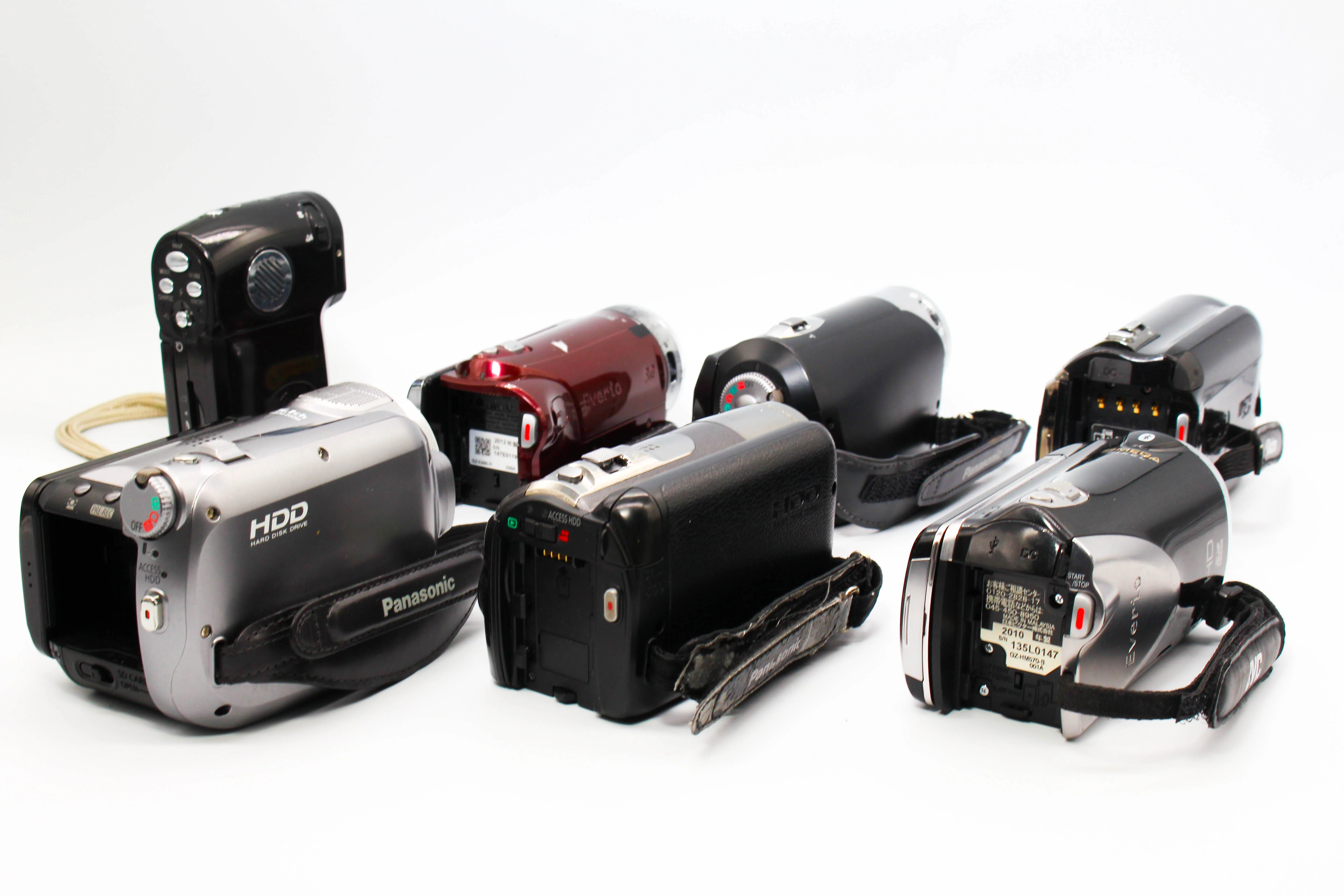 Assorted Faulty HD SD Card Digital Video Handycam Camcorder Cameras Inc. Panasonic SDR-H86, JVC & Victor - Image 3