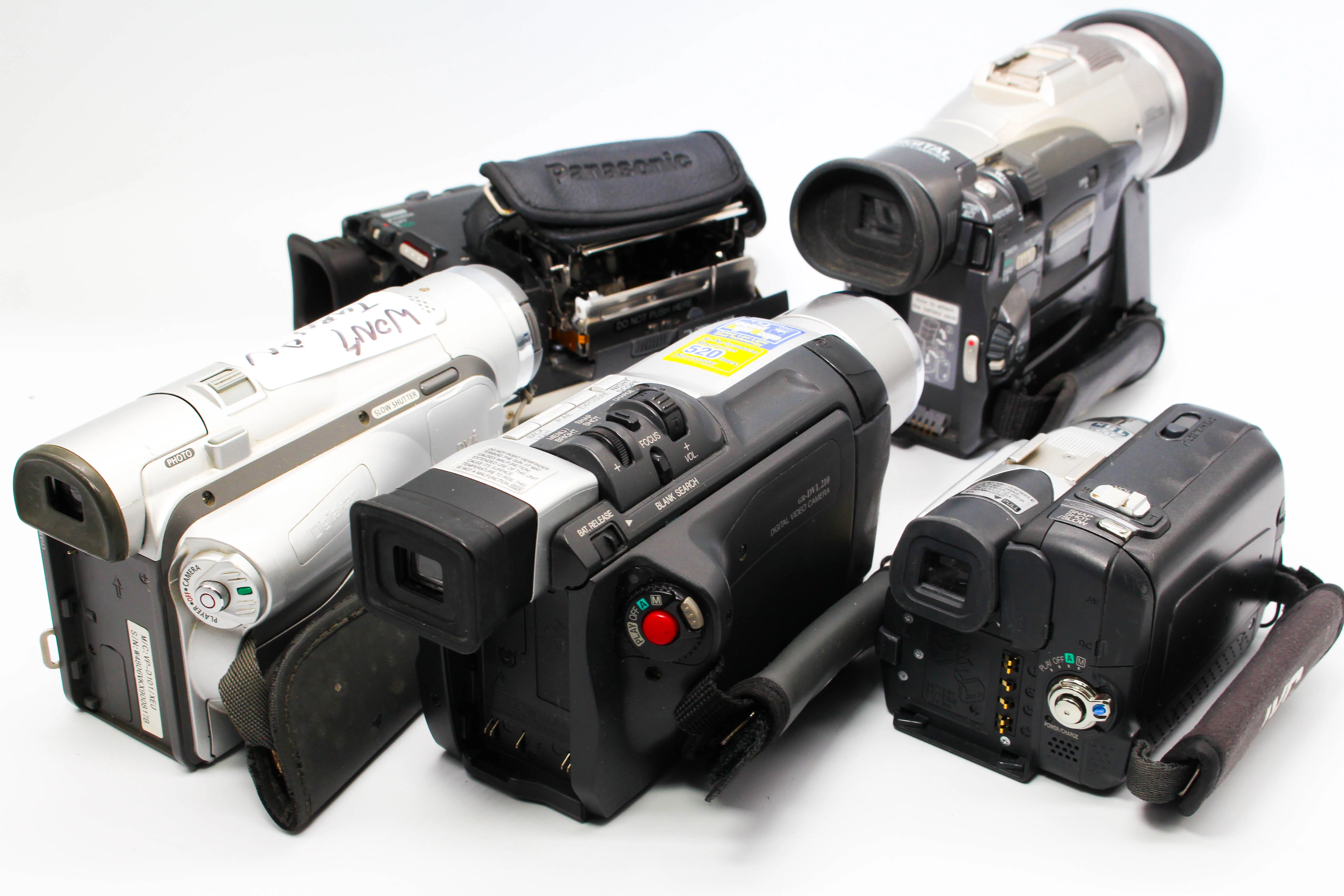 Assorted Faulty Panasonic JVC MiniDV Video Handycam Camcorder Cameras Inc. NV-MX300 NV-DS77 - Image 6