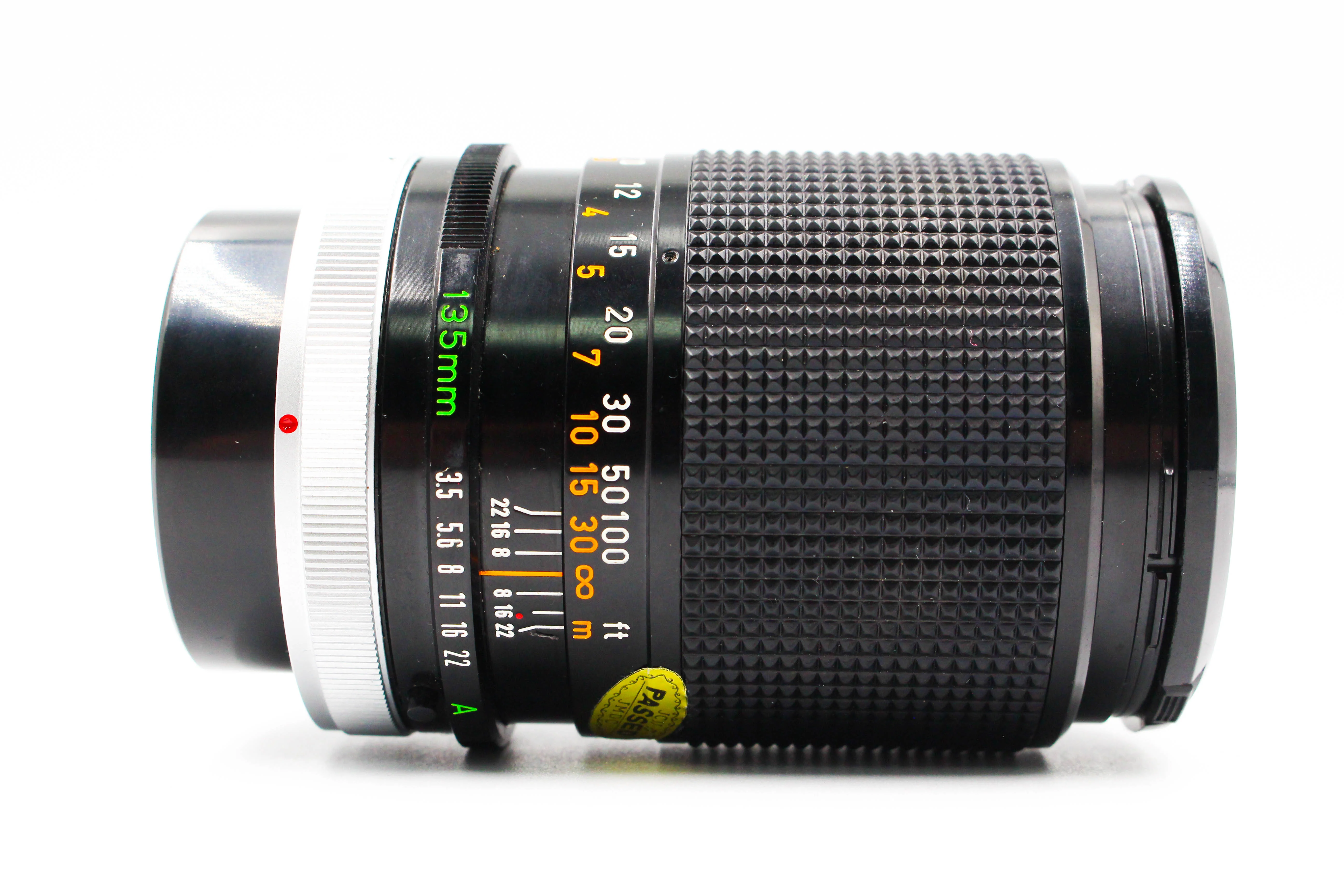 Canon 135mm f/3.5 S.C. Telephoto Prime Camera Lens FD Mount - Tested Set - Image 7