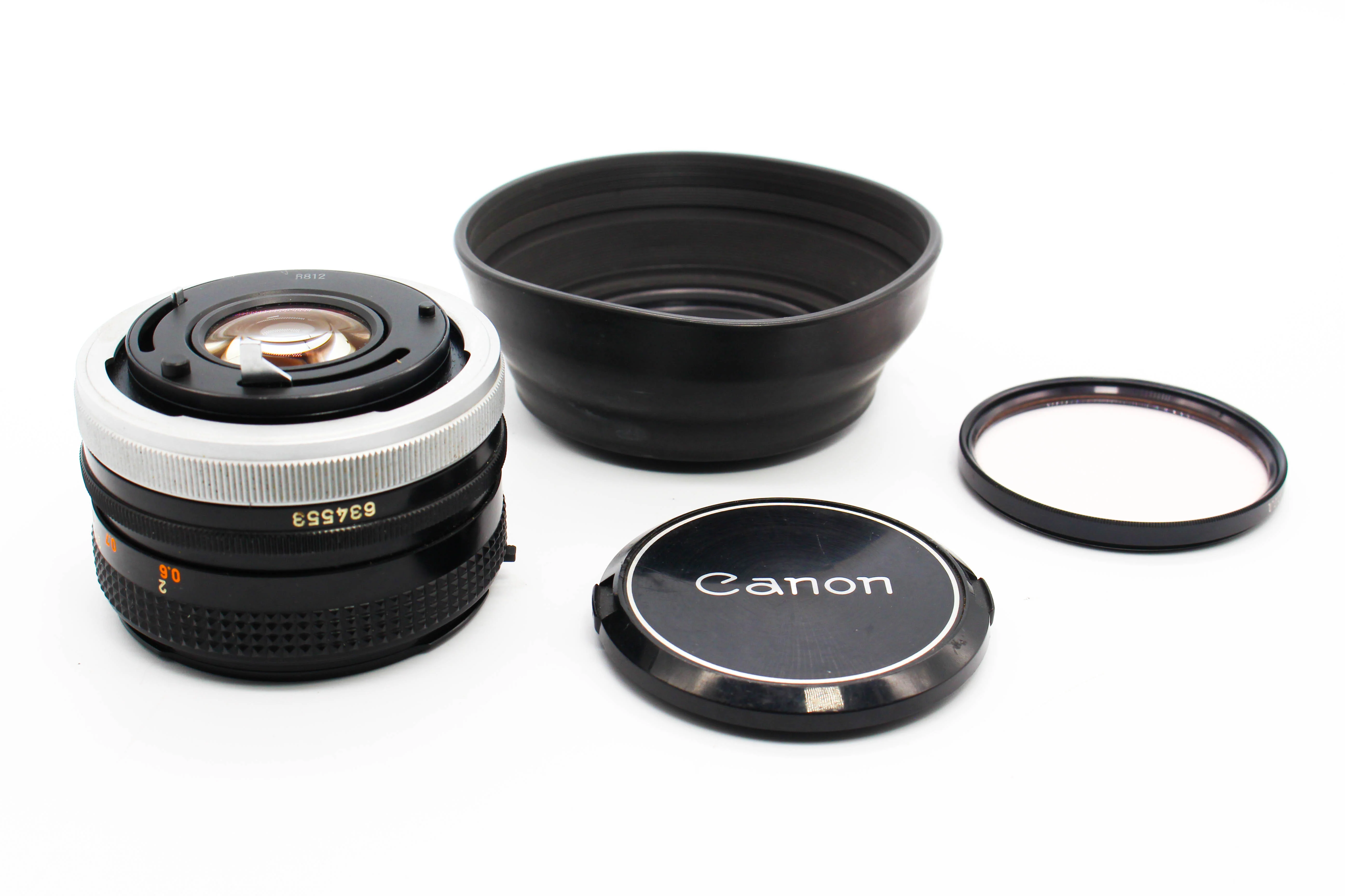 Canon 50mm f/1.8 FD Mount SLR Film Camera Lens Black - Tested Excellent - Image 2