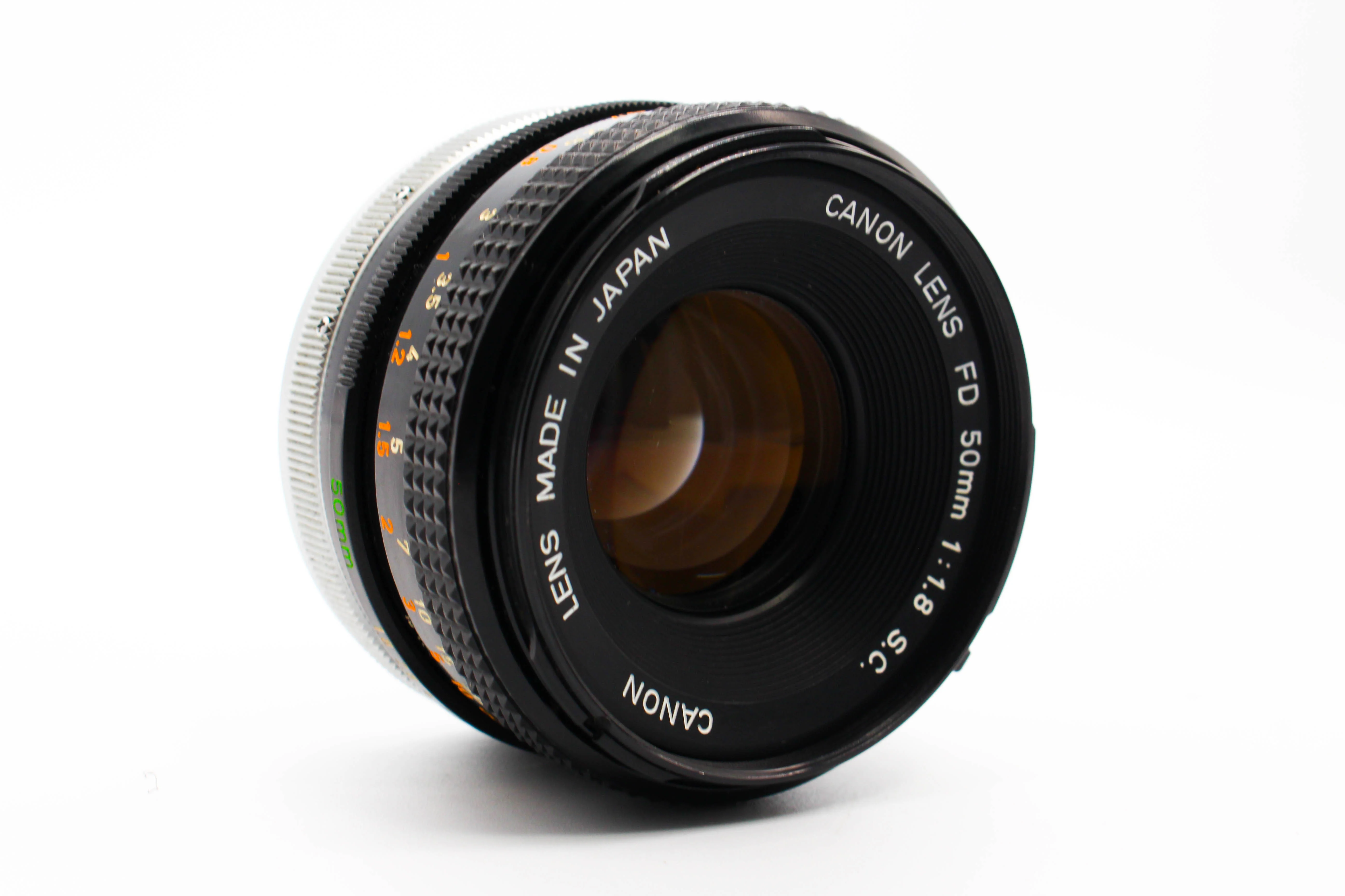 Canon 50mm f/1.8 FD Mount SLR Film Camera Lens Black - Tested Excellent - Image 3
