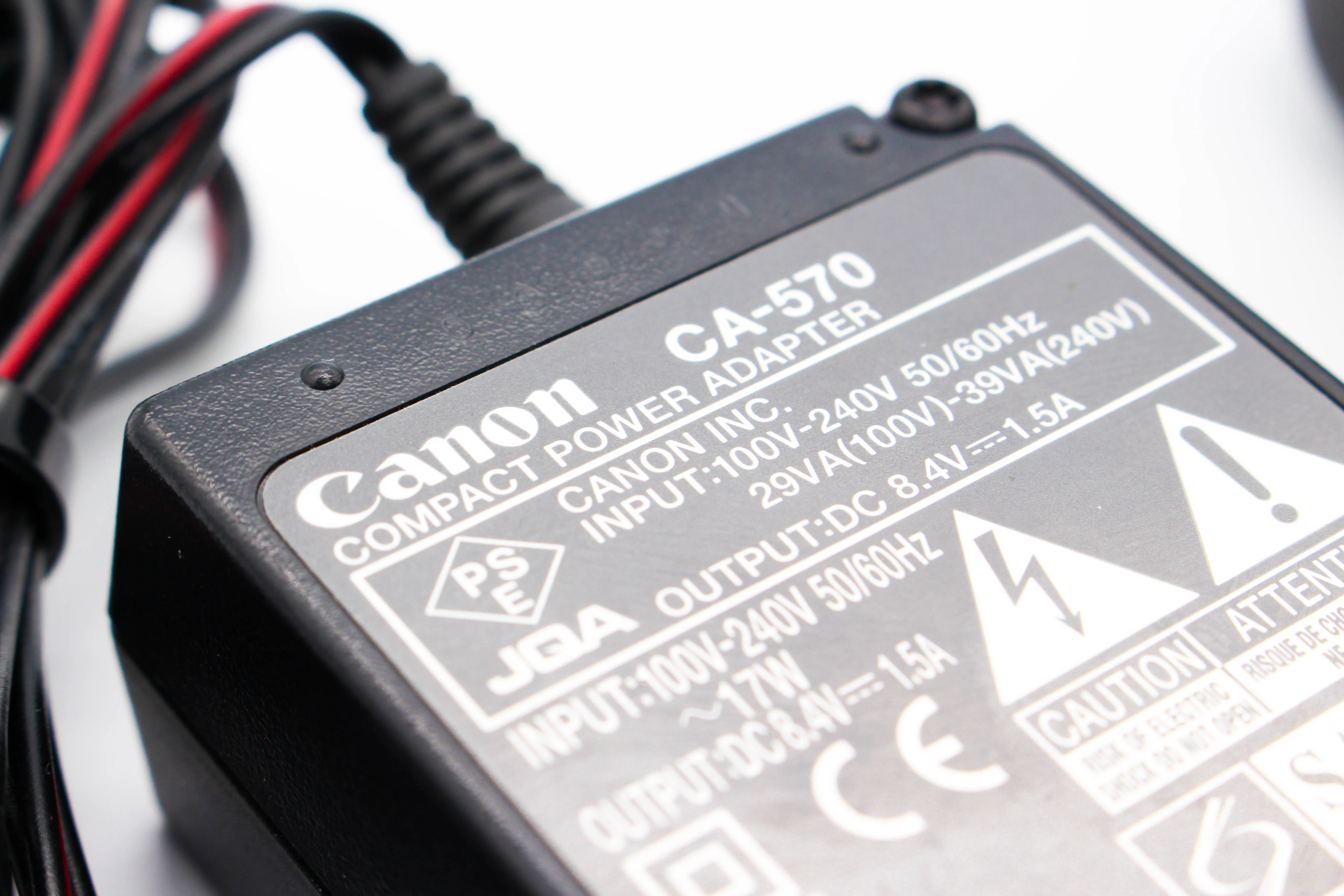 Canon CA-570 AC Compact Power Adapter Mains Charger For Camcorder Handycam - Tested Excellent - Image 3