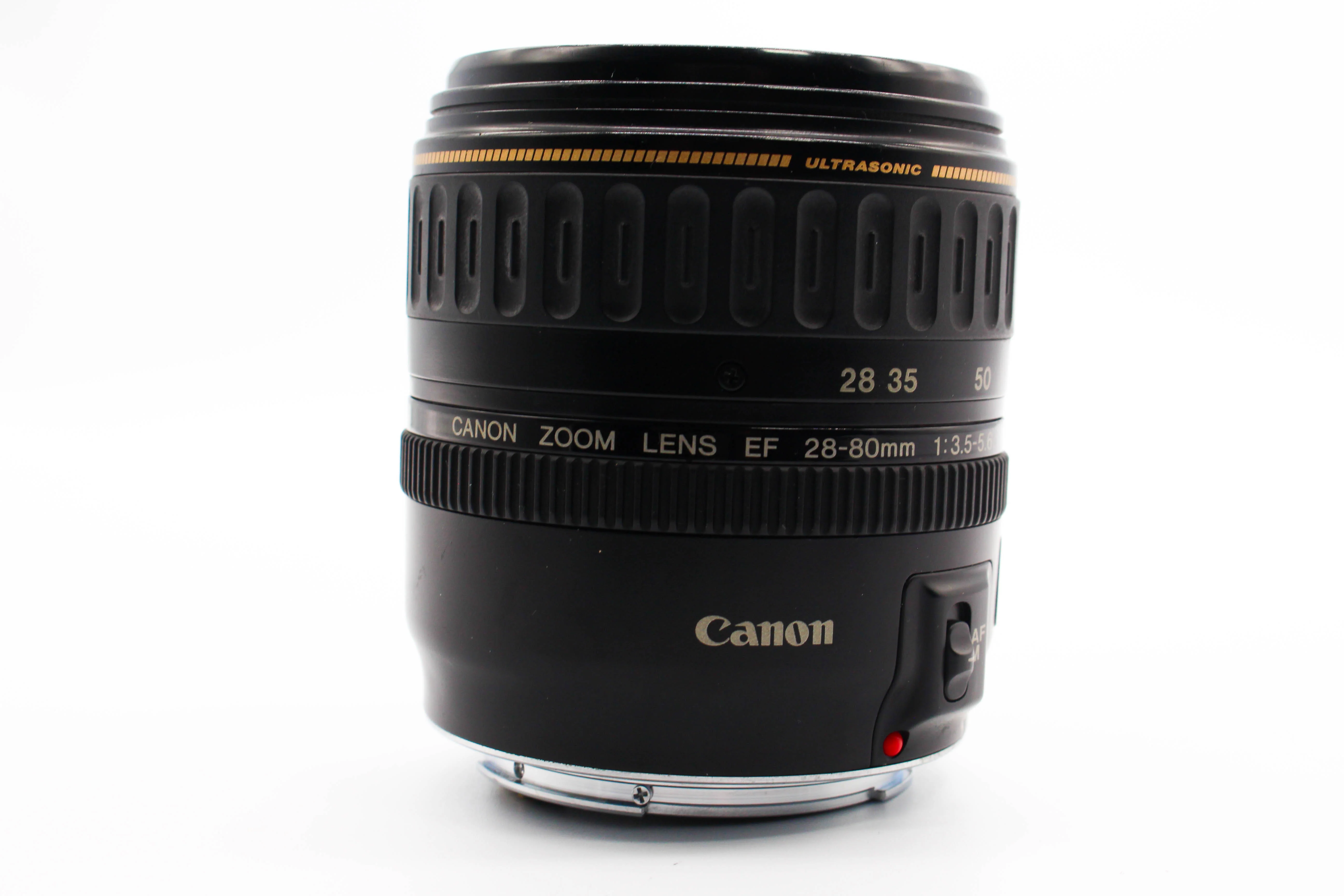 Canon EF 28-80mm f/3.5-5.6 EF Mount Auto Focus AF Ultrasonic Zoom Lens - Tested Excellent