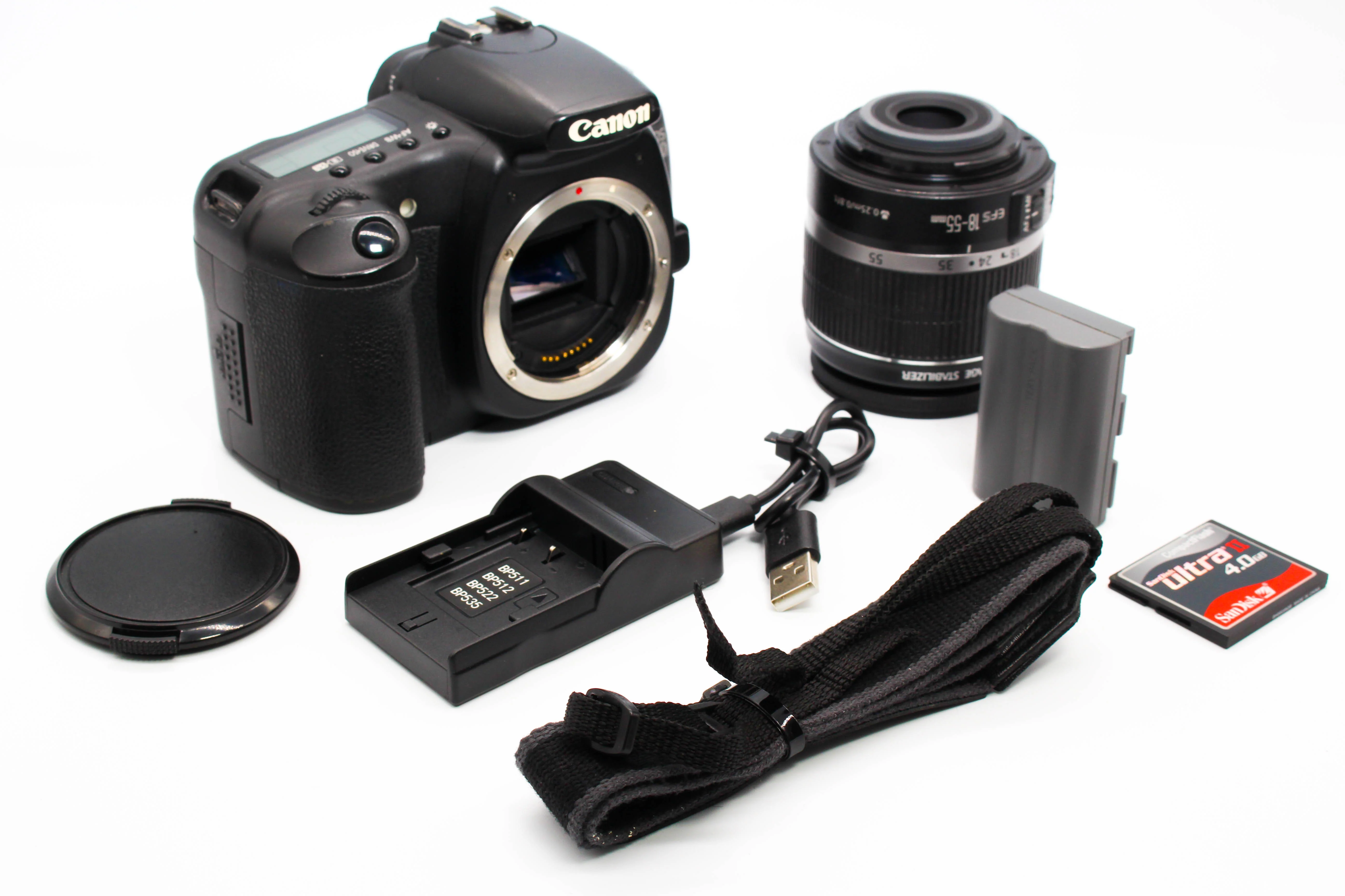 Canon EOS 20D DSLR Camera With EF-S 18-55mm f/5-5.6 IS Lens - Tested Bundle Good - Image 2