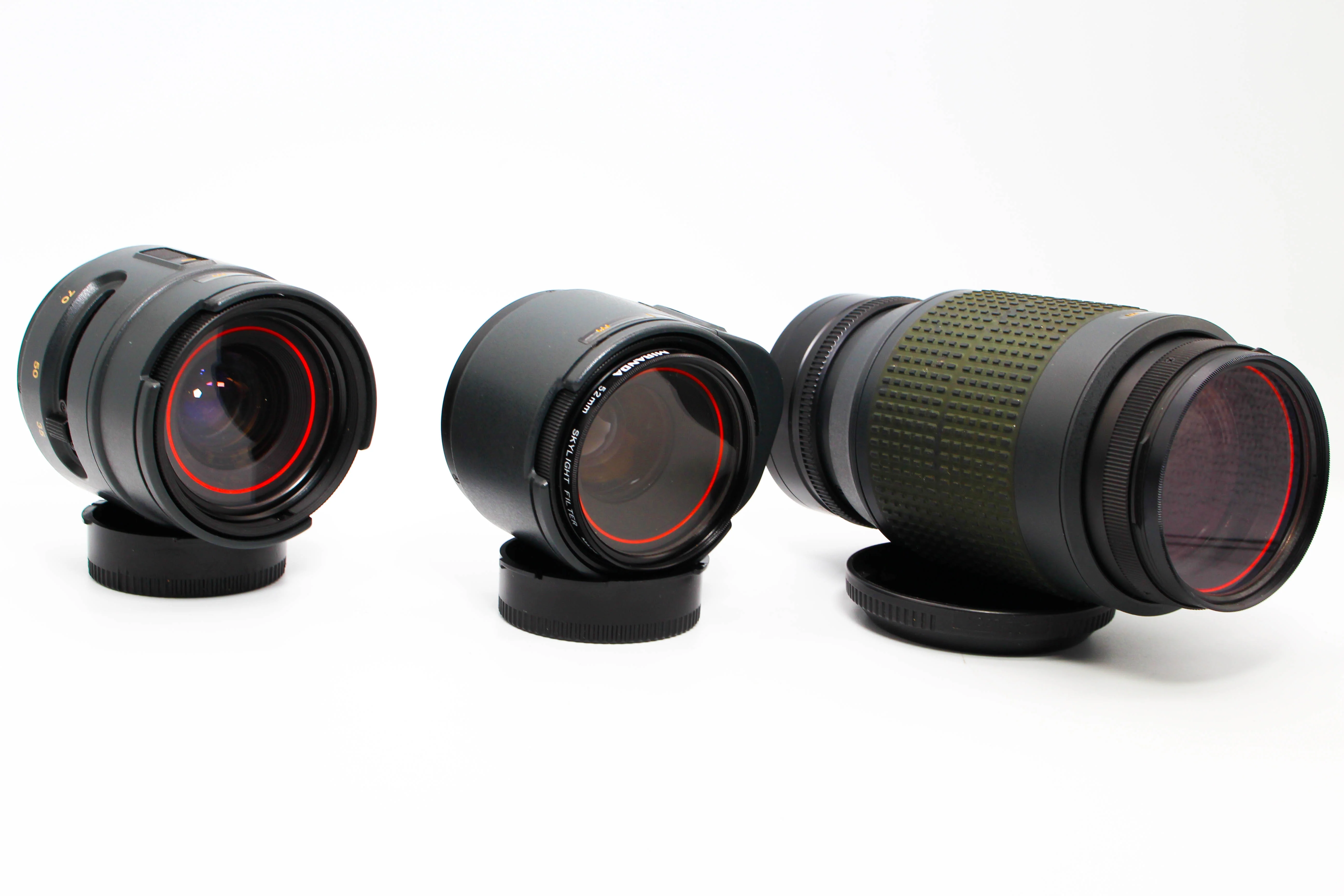 Canon FD Mount AC50 f/1.8 AC35-70 f/3.5-4.5 AC75-200 f/4.5 Lens Bundle (Read) - Tested - Image 6