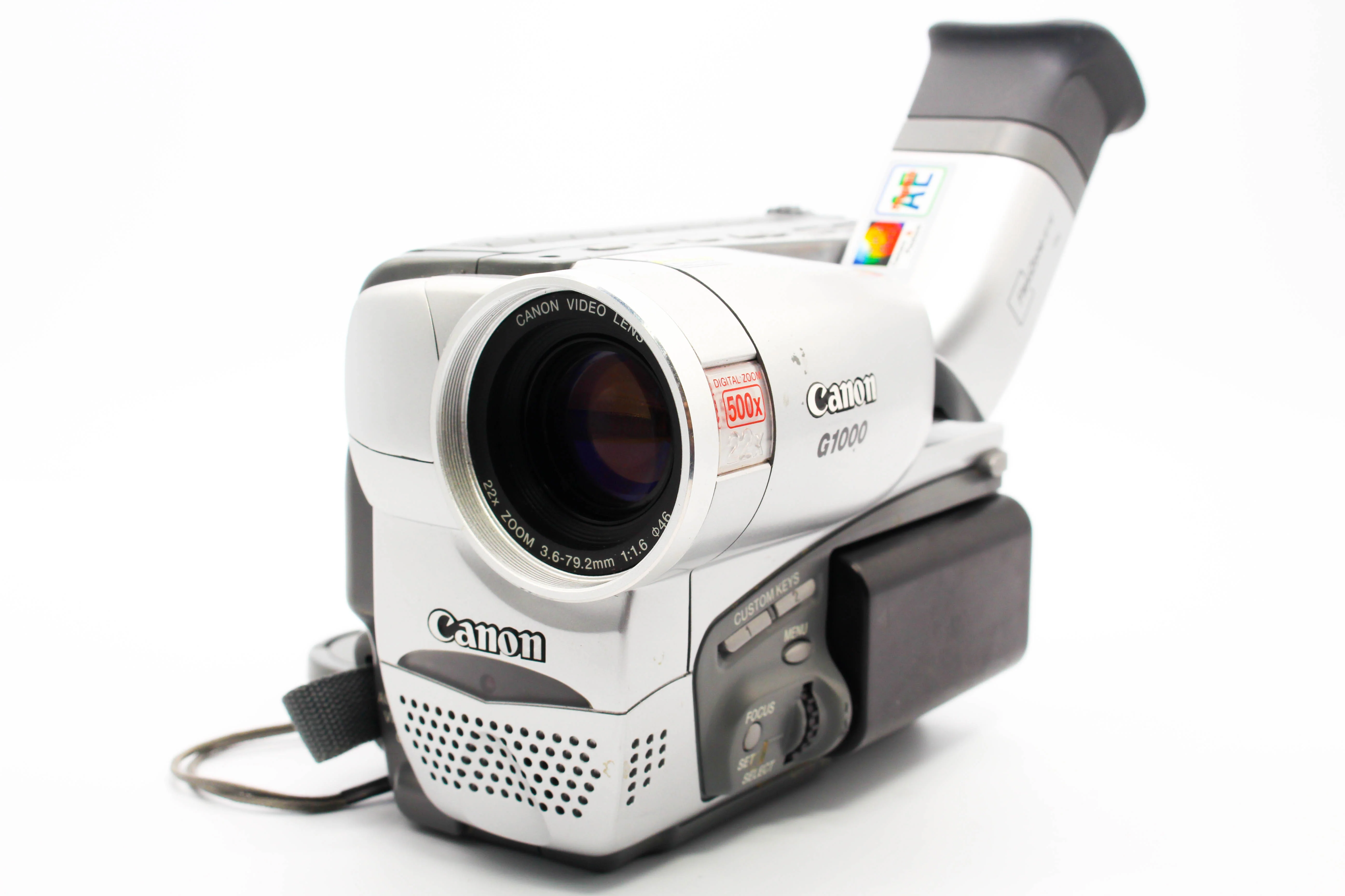 Canon G1000E Video8 8mm Handycam Video Camcorder Camera - Tested Bundle