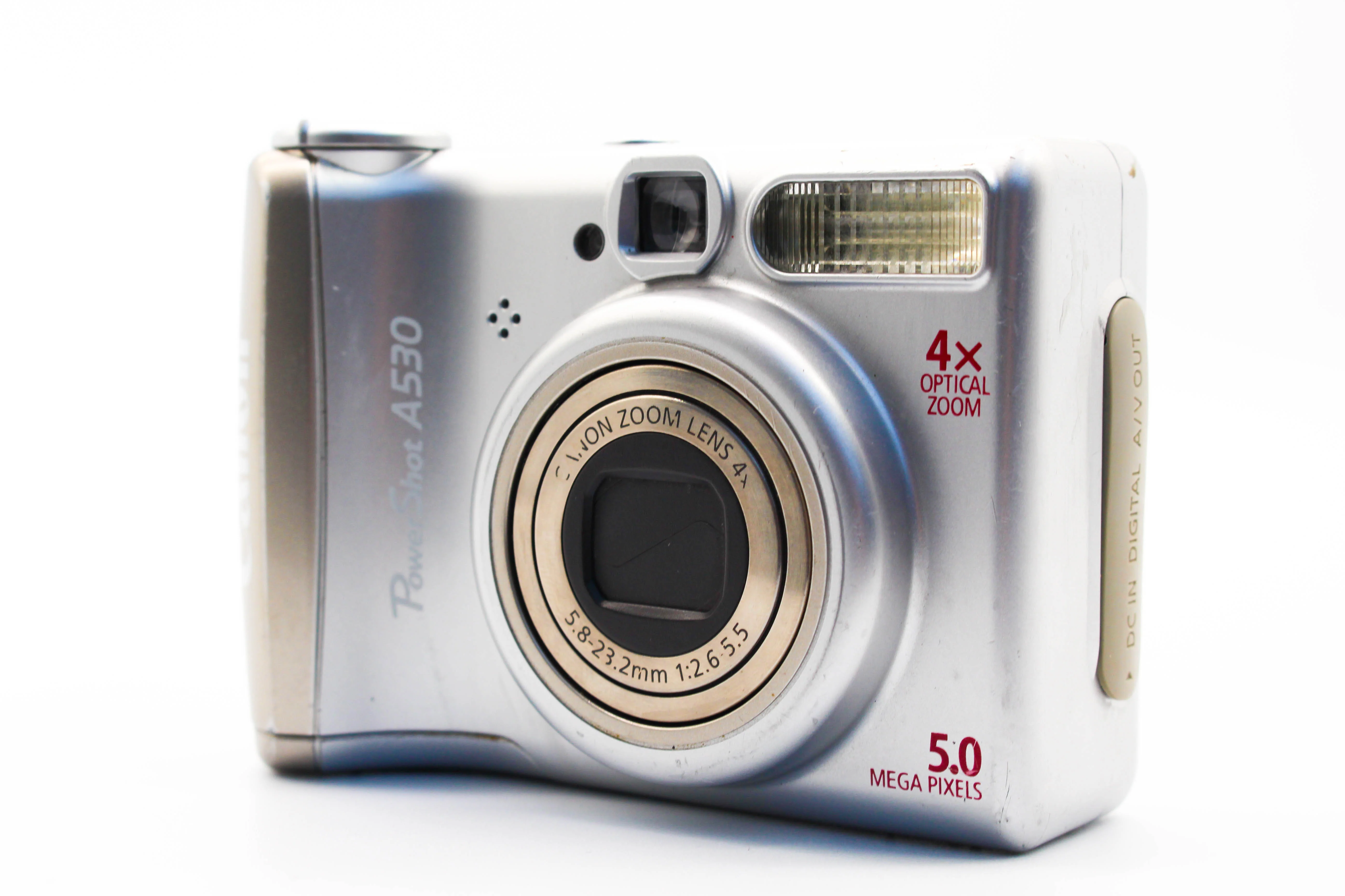 Canon PowerShot A530 SD Card Compact Digital Photo Video Retro Camera Digicam - Tested Bundle Excellent