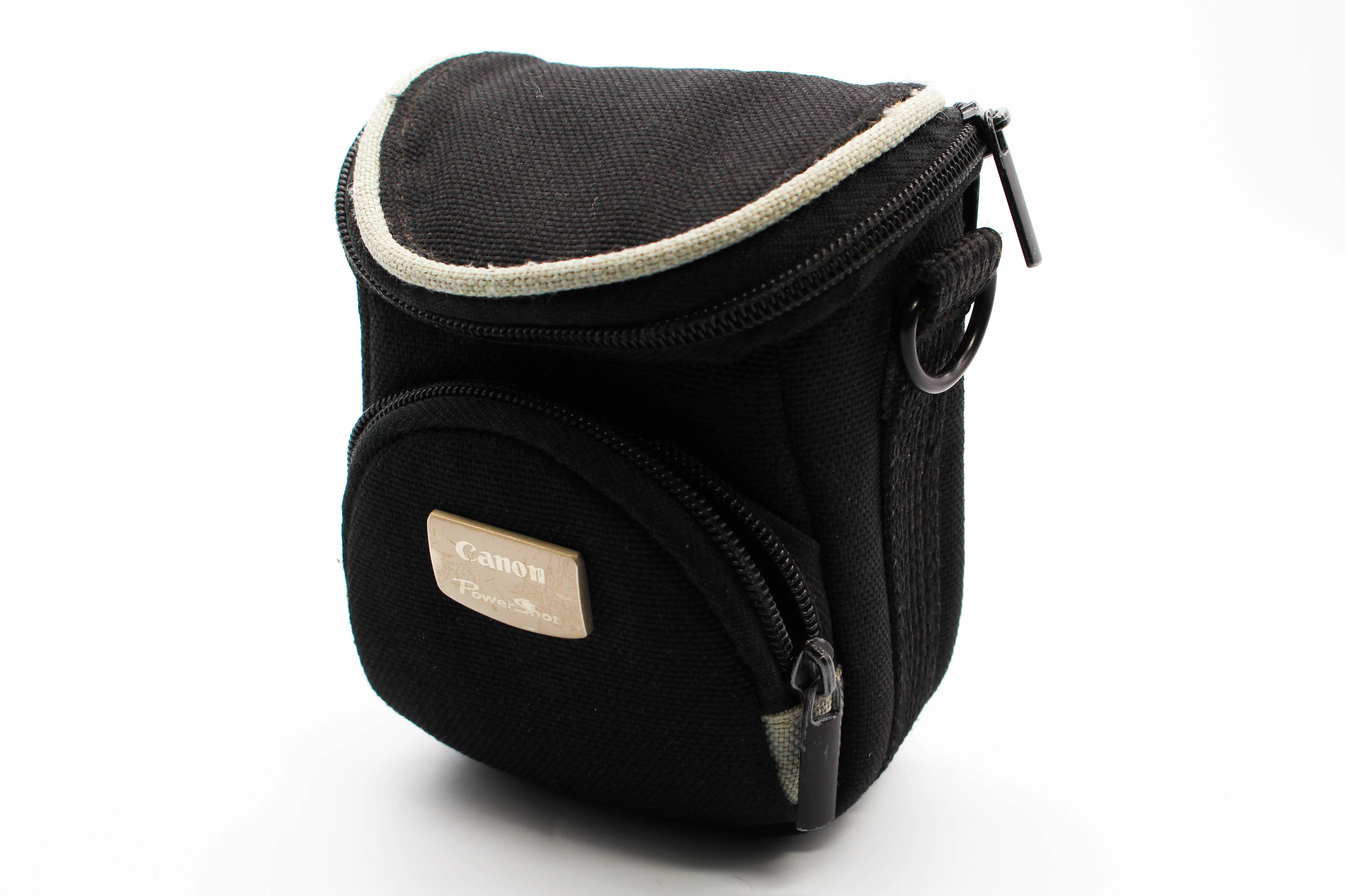 Canon PowerShot CorDura Small Camera Carry Pouch Bag For Digicam Compact Cameras Black