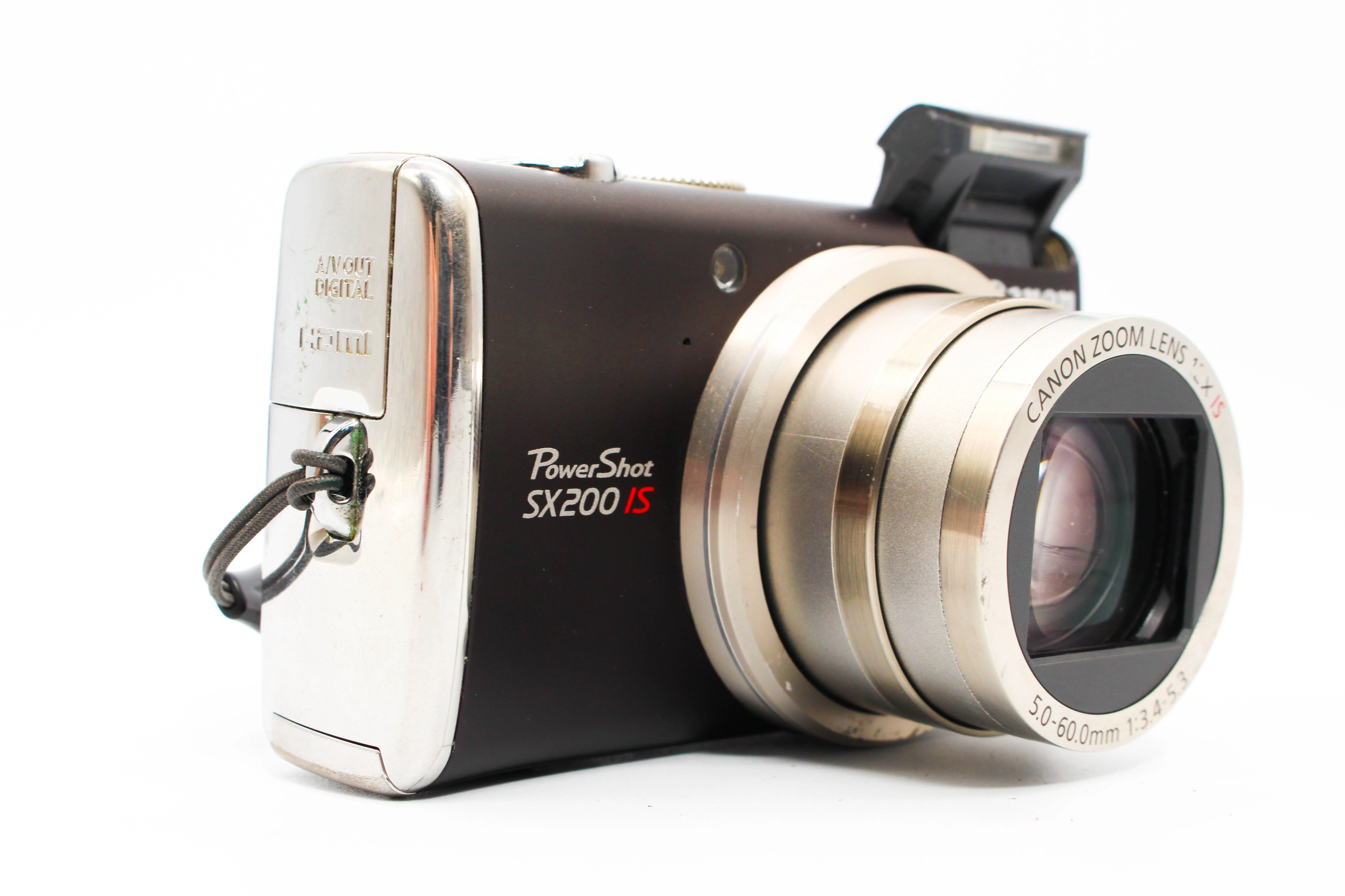 Canon Powershot SX200 IS Retro Digital Camera Digicam Brown - Tested Bundle Good - Image 3