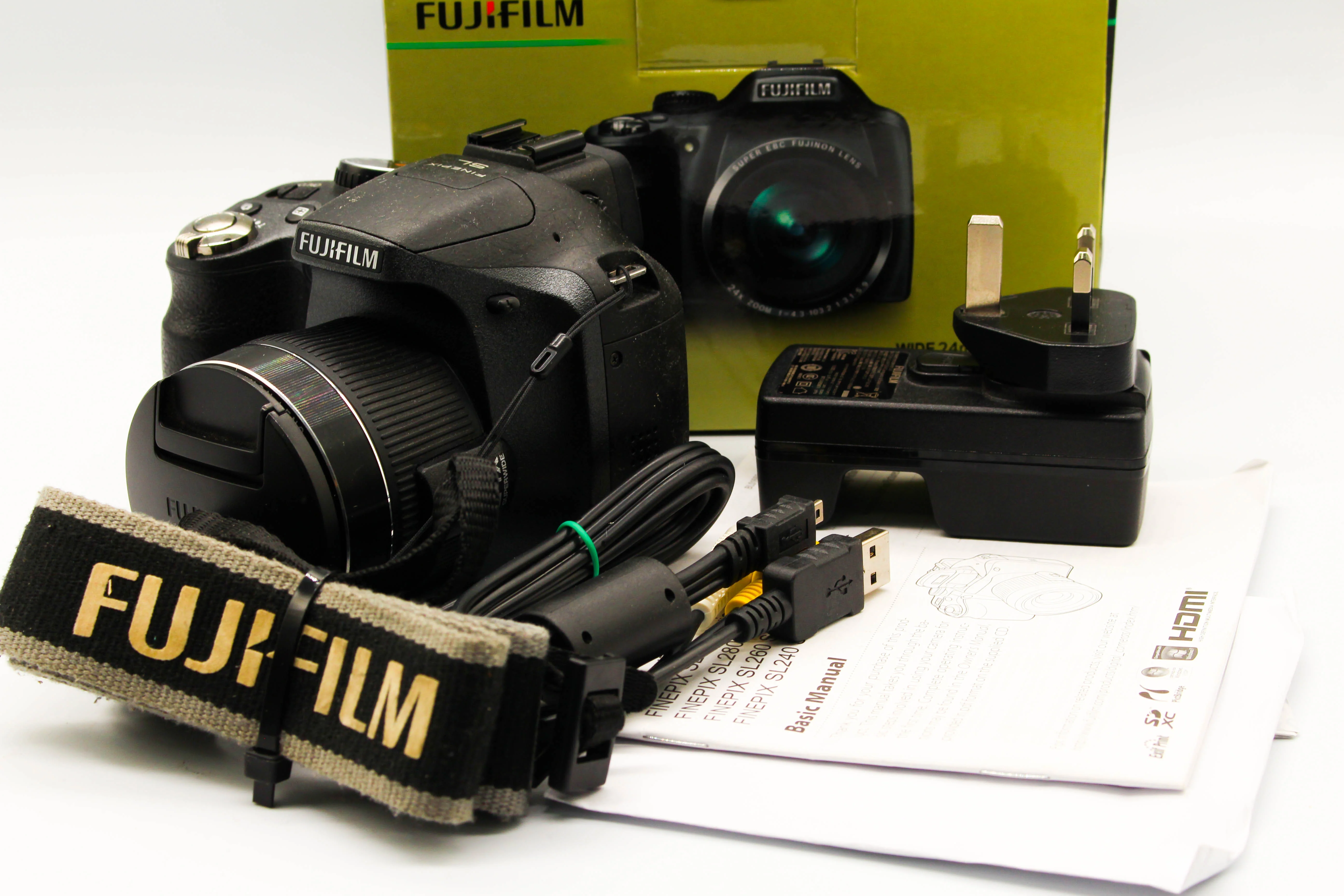 FujiFilm FinePix SL240 Digital Retro Photo Video Camera Digicam - Tested Bundle - Image 2