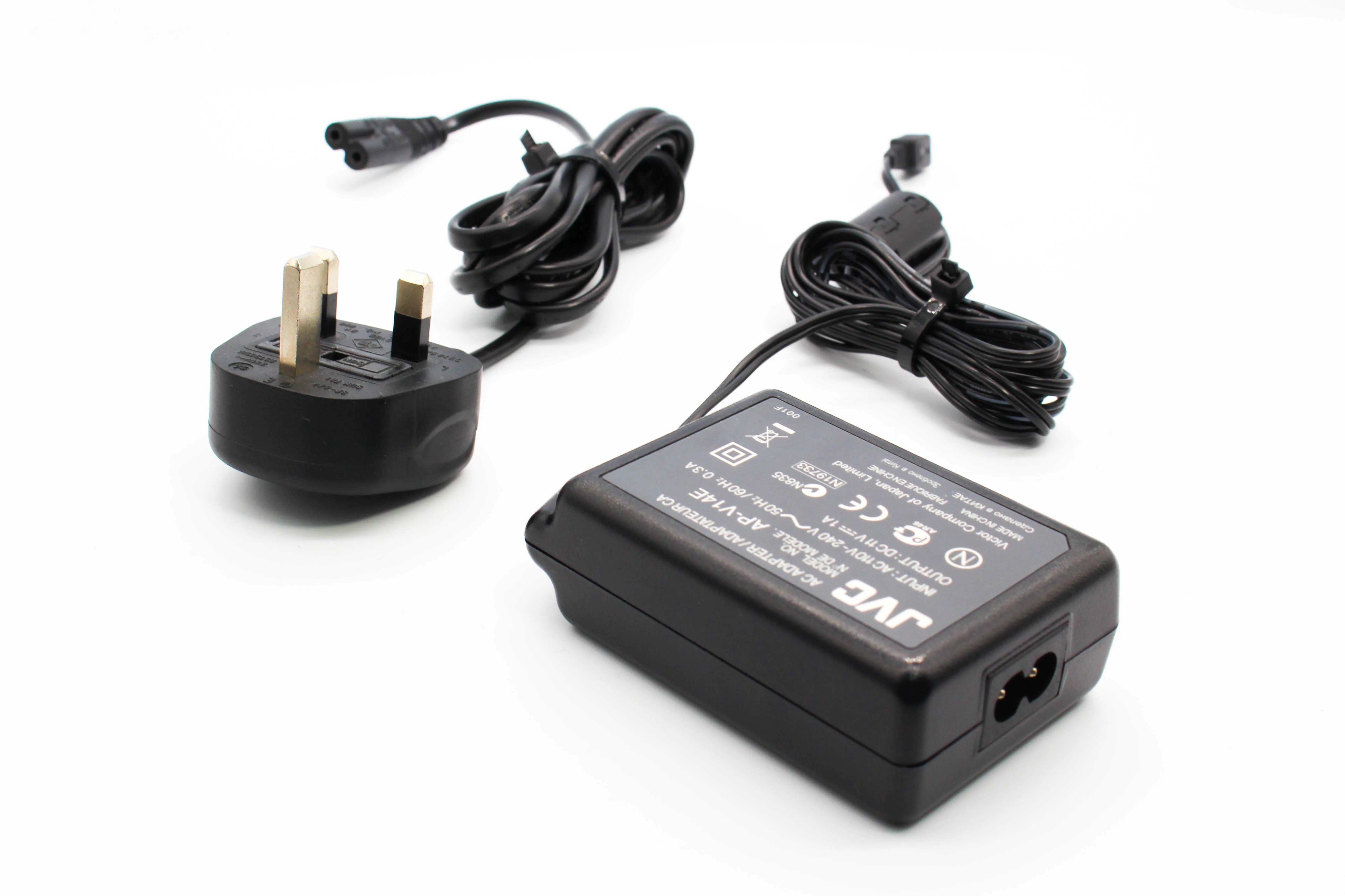 JVC AP-V14E AC Compact Power Adapter Mains Charger For Camcorder Handycam - Tested Excellent