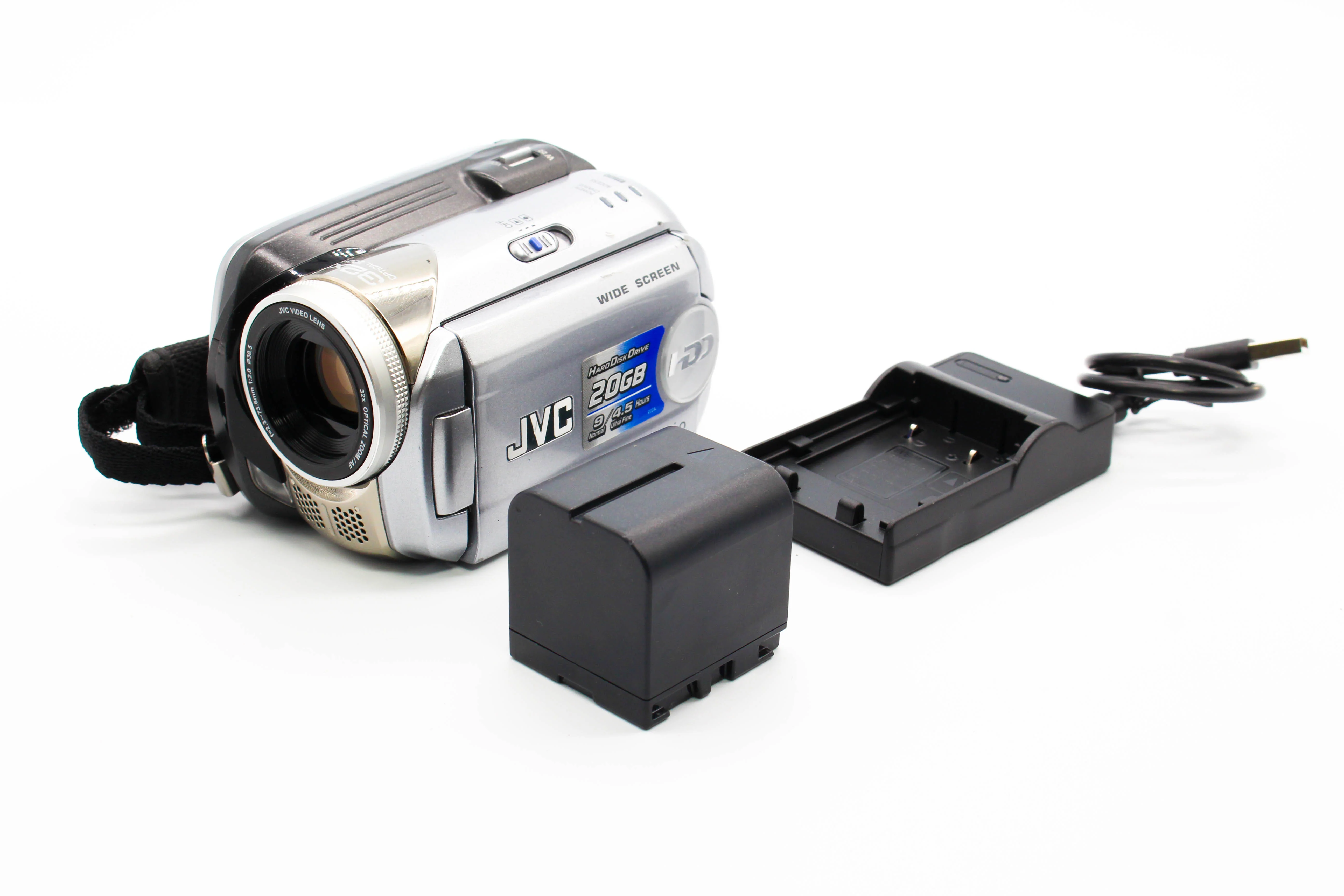 JVC Everic GZ-MG26E HD HDD Hard Disk Digital Video Camcorder Camera - Tested Bundle Good - Image 2