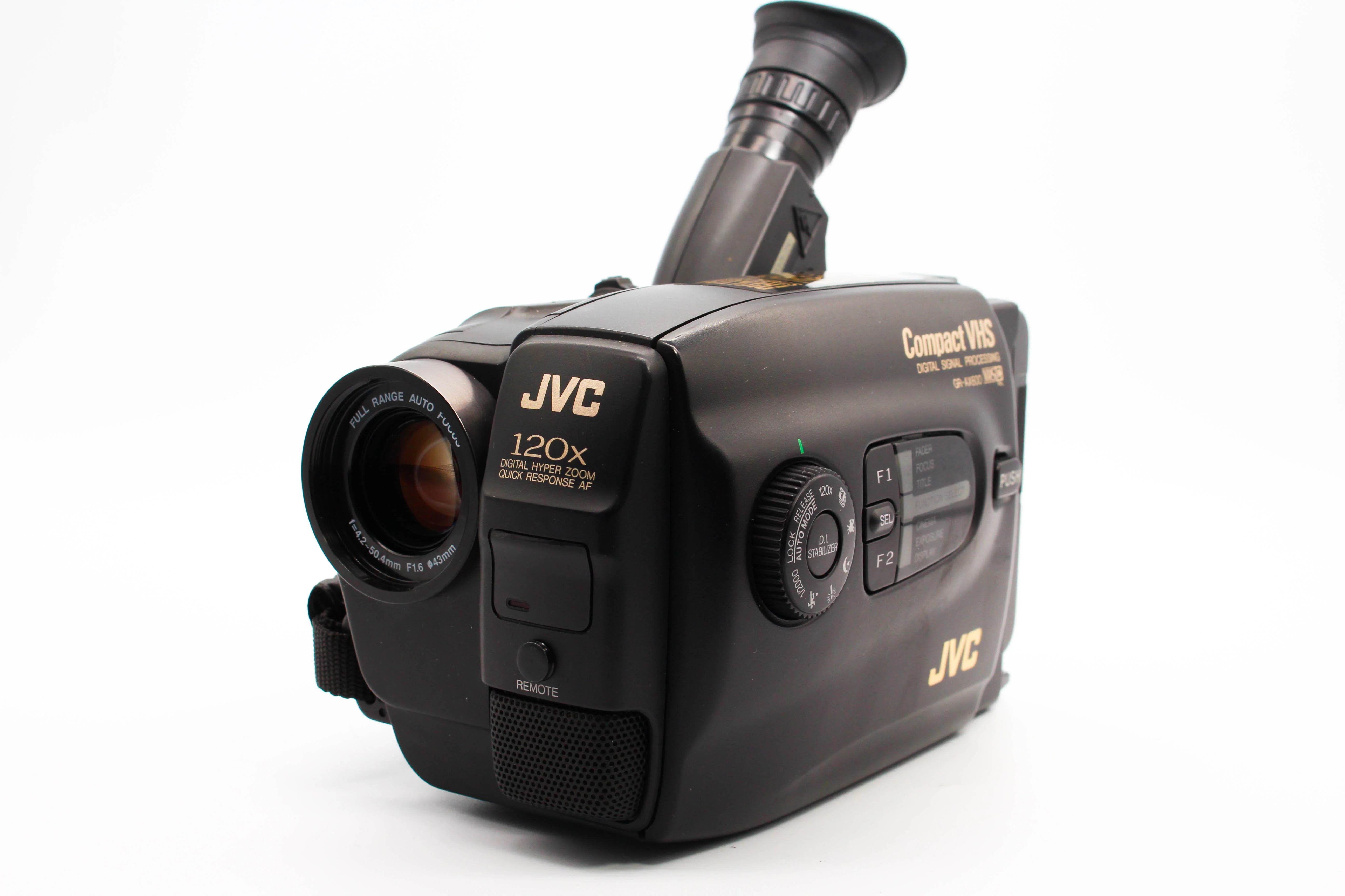 JVC GR-AX600E VHS-C Video Handycam Camcorder Camera - Tested Bundle Excellent