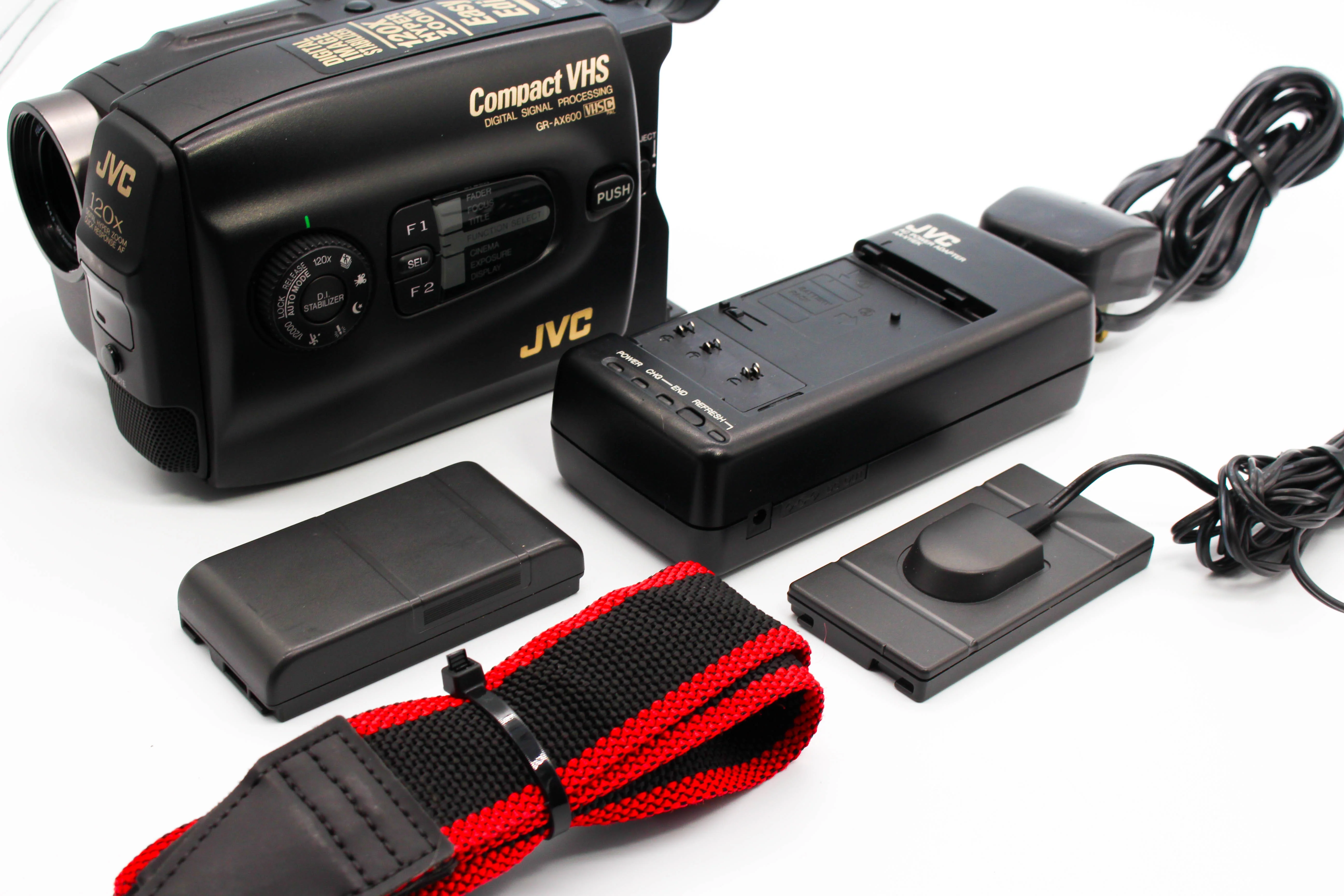 JVC GR-AX600E VHS-C Video Handycam Camcorder Camera - Tested Bundle Excellent - Image 2