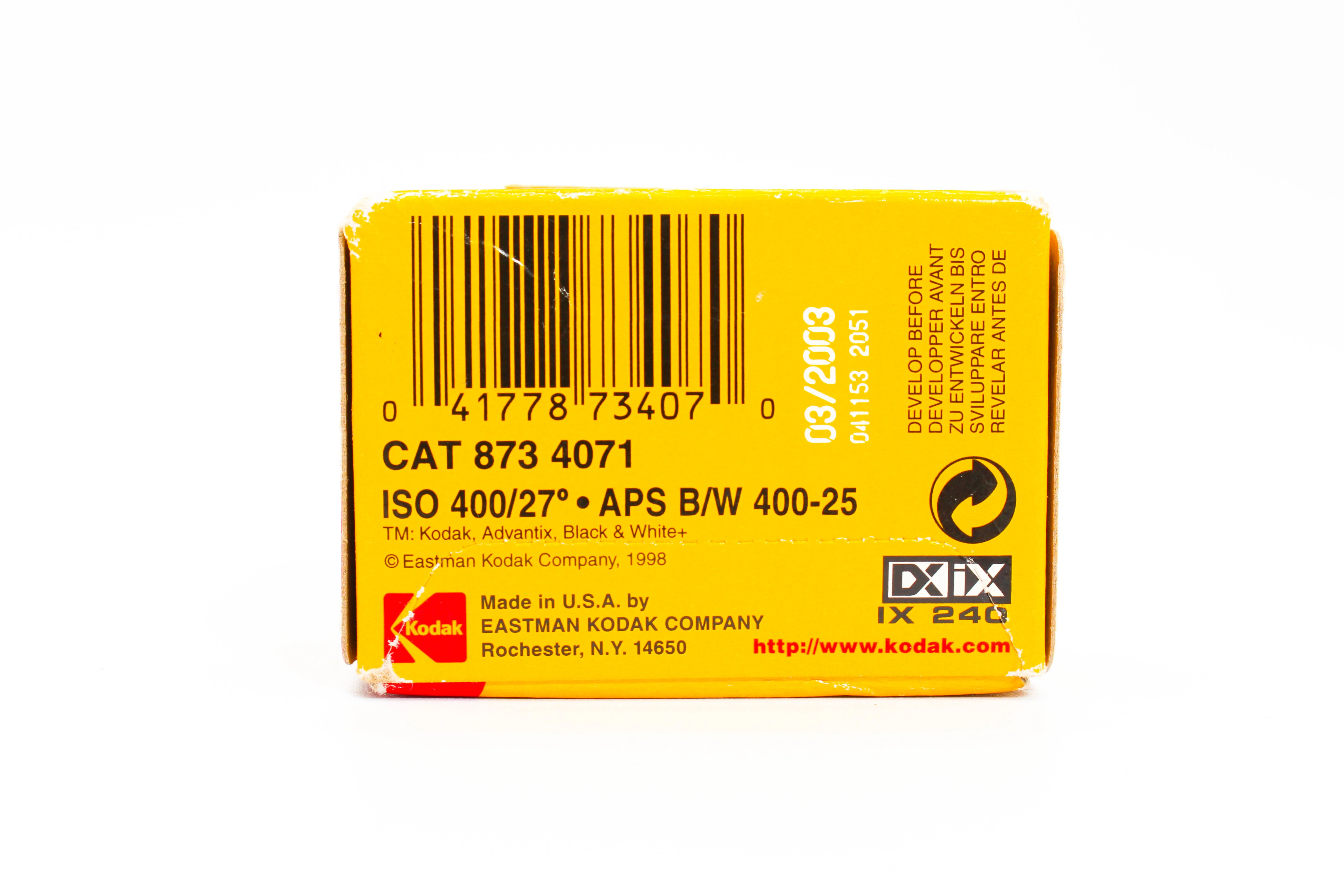 Kodak Advantix APS Black and White Film 25 Exposures Expired 2003 - Brand New - Image 6