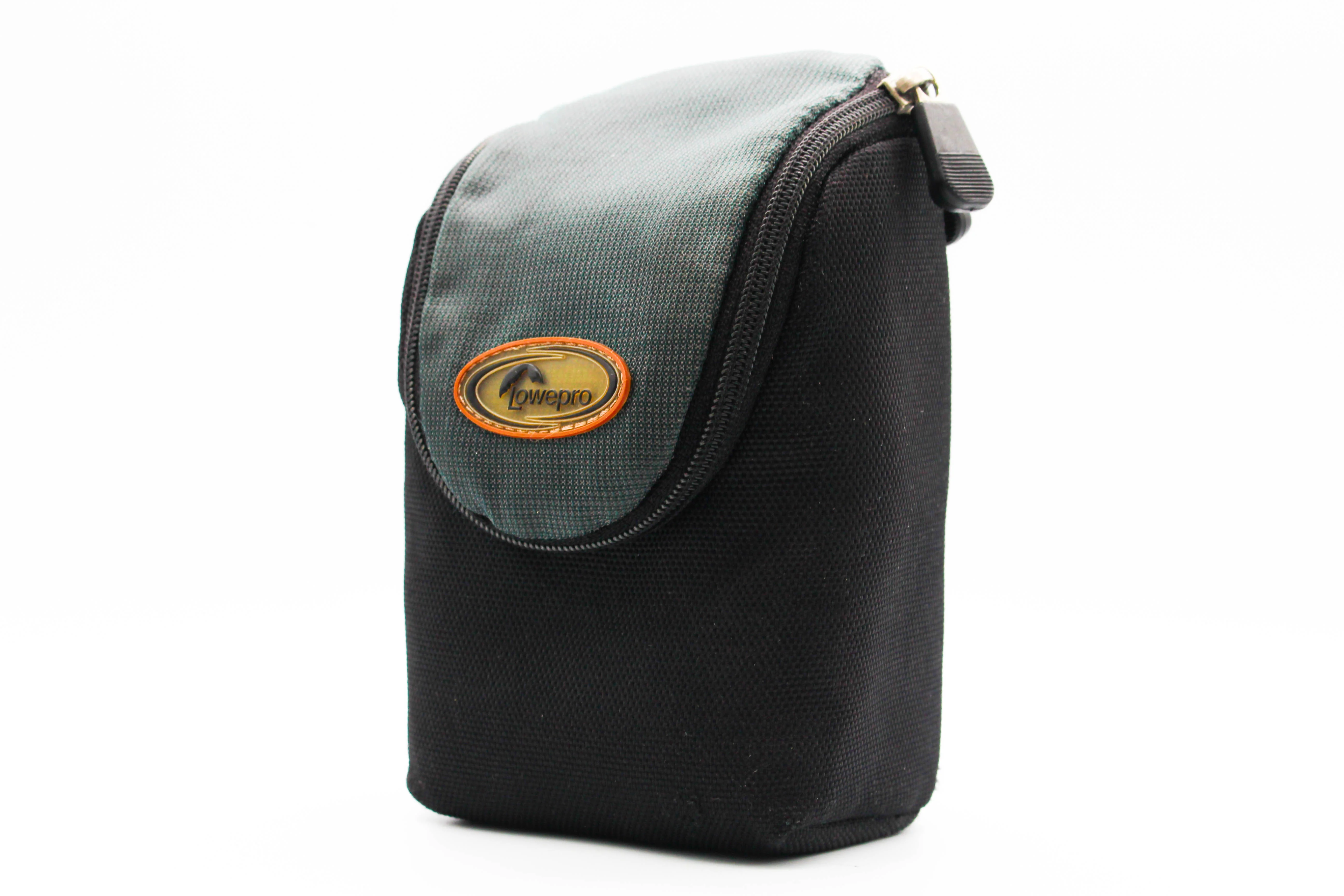 Lowepro D-Res 25 AW Small Camera Carry Pouch Bag For Digicam Compact Cameras Black Grey - Excellent