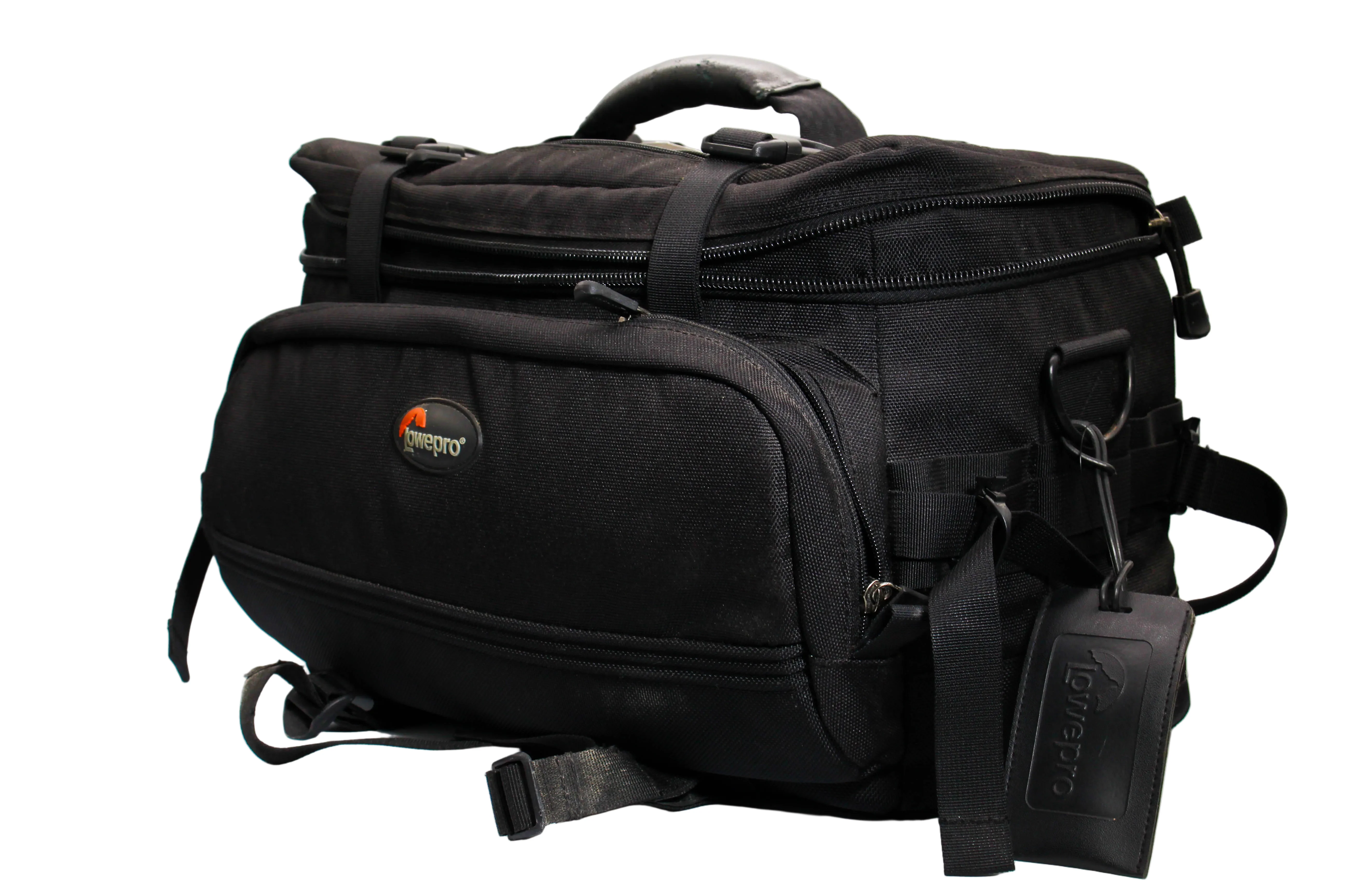 Lowepro Magnum AW Shoulder Carry Bag with Dividers and Extra Carry Pouch For Camera Camcorder DSLR Drone - Good