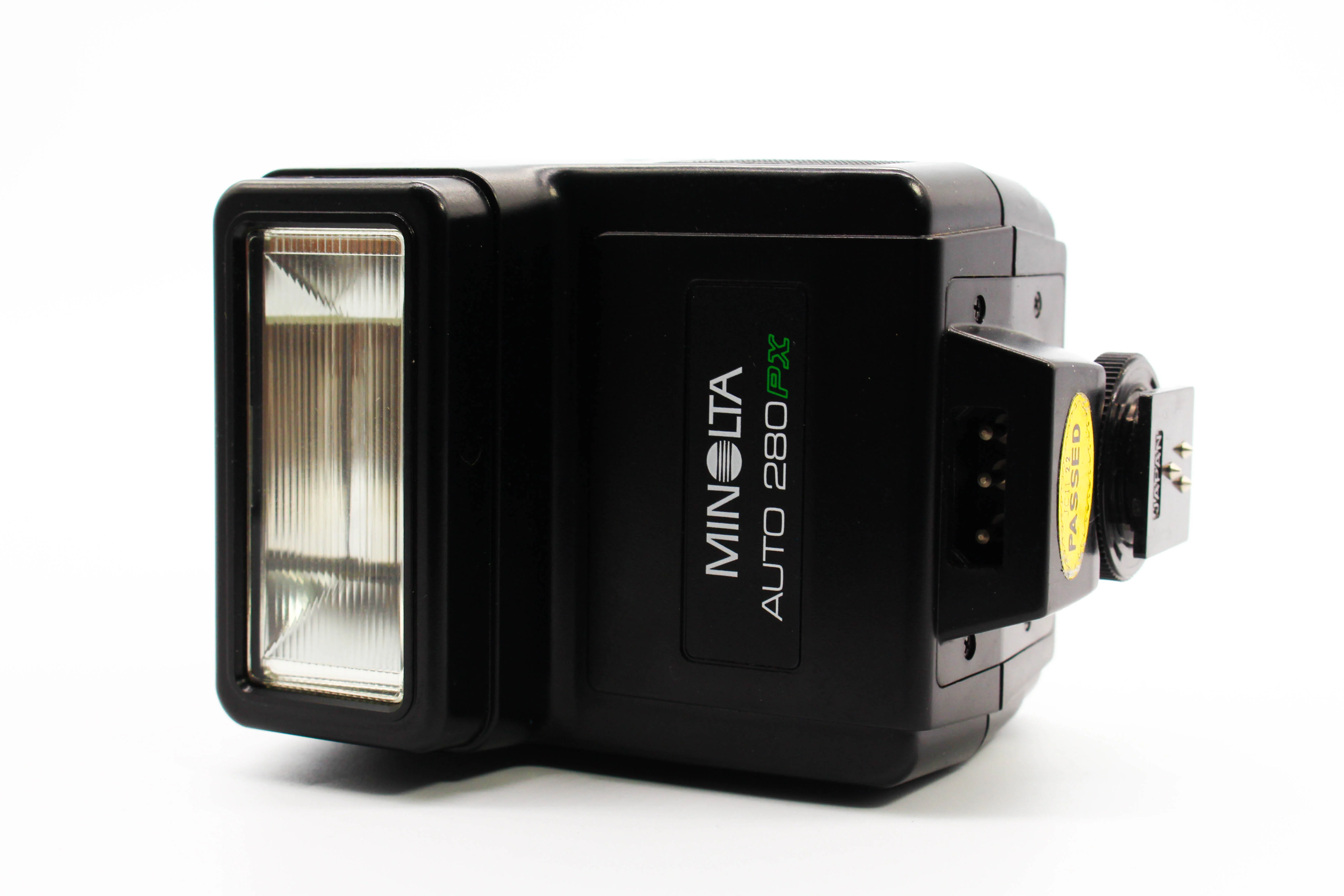 Minolta Auto 280PX Flash Unit For Vintage SLR Film Photo Cameras - Tested Bundle Excellent