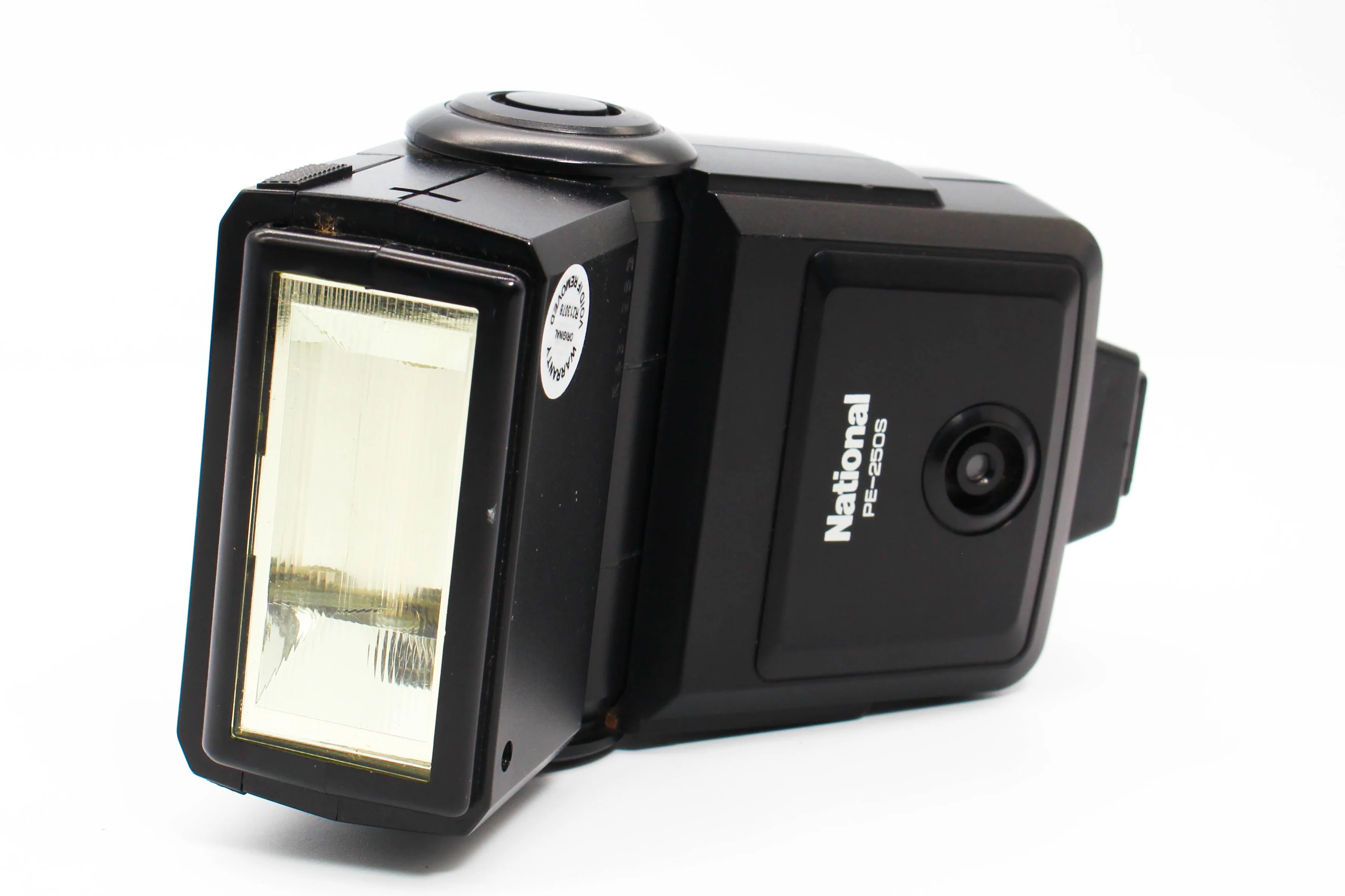 National PE 25OS Hot Shoe Flash For Vintage Film Photo Cameras - Tested Excellent