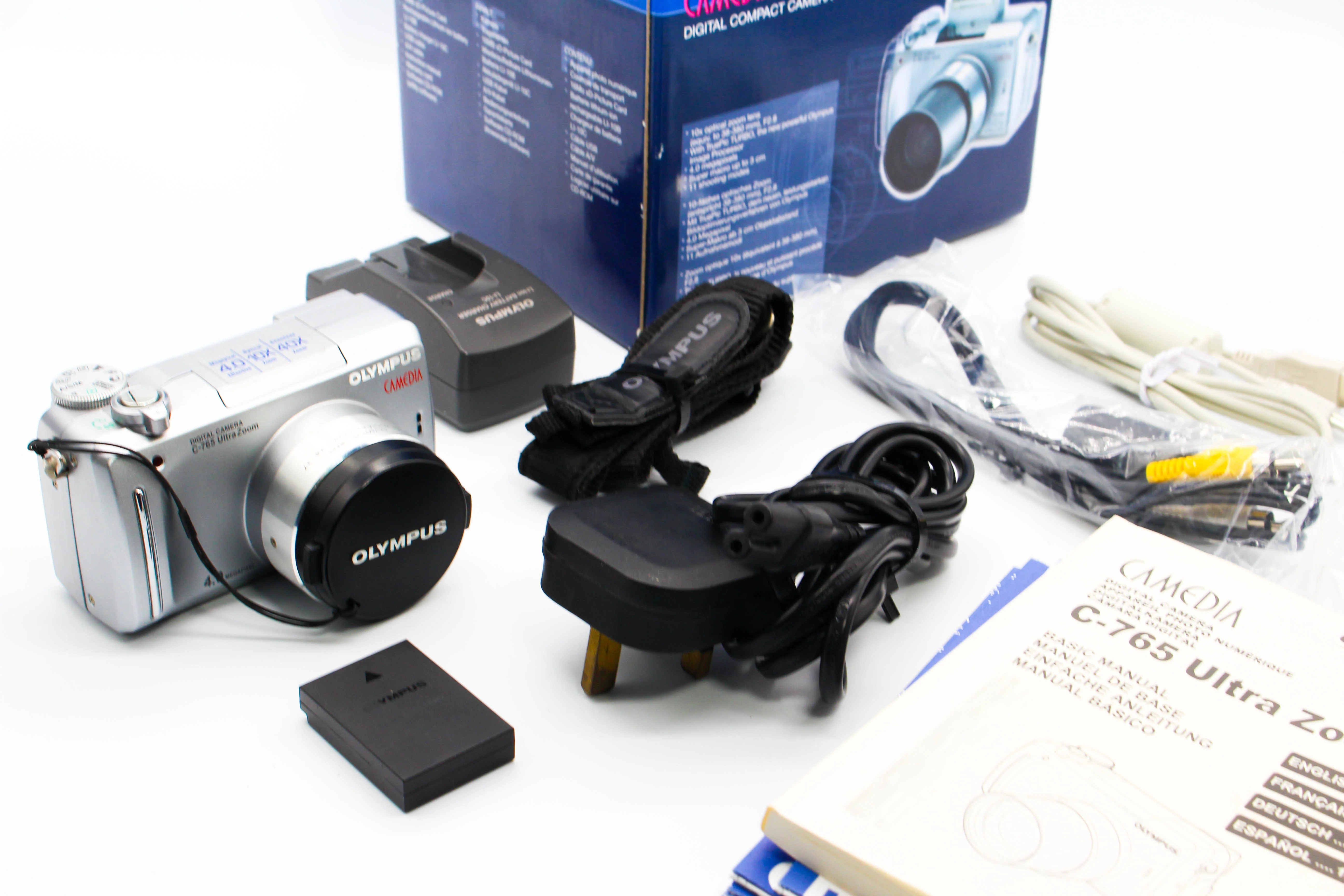 Olympus Camedia C-765 Ultra Zoom Retro Digital Compact Camera Digicam - Tested Bundle Excellent - Image 2