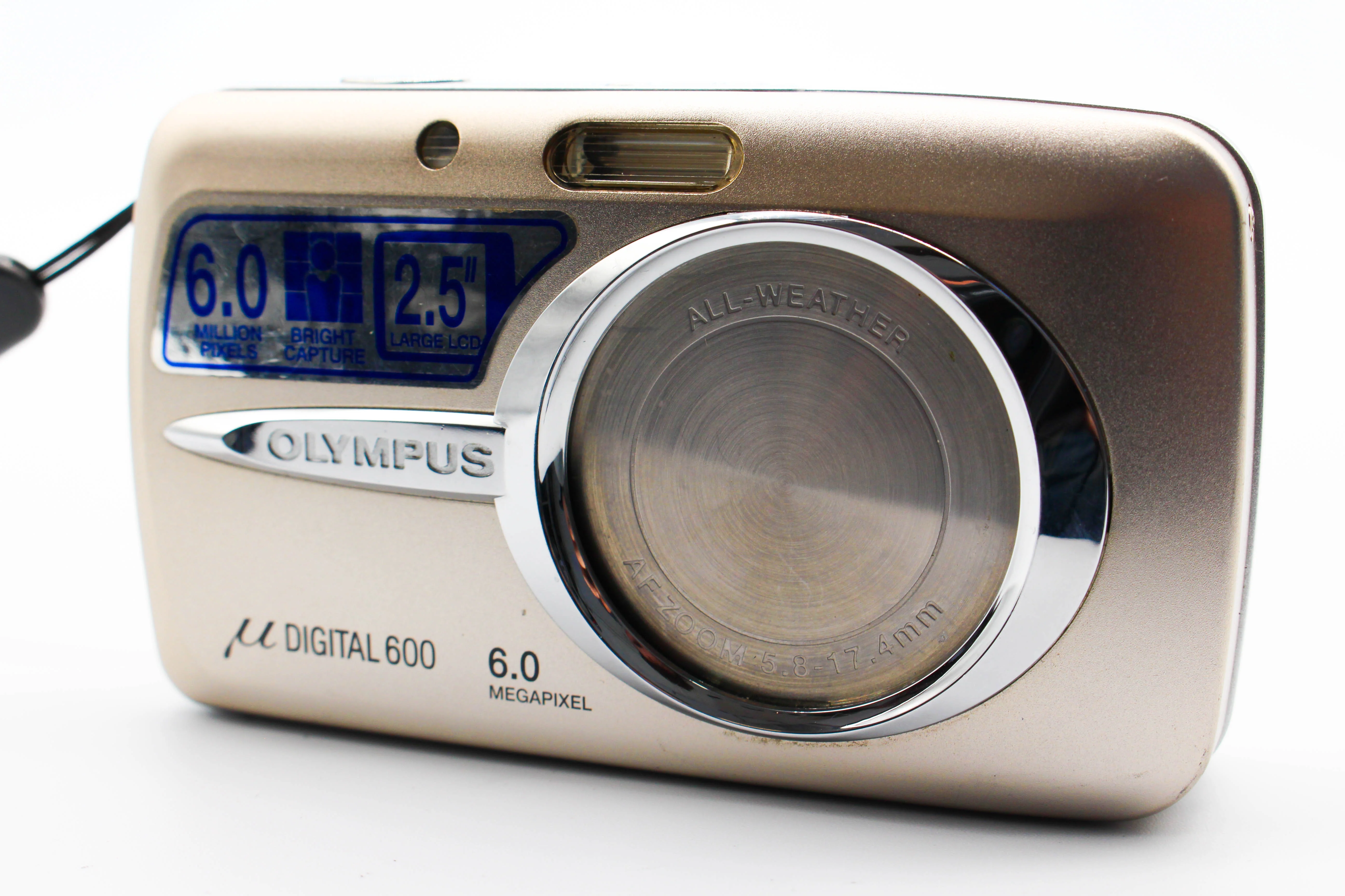 Olympus MJU 600 Digital Photo Video Retro Camera Digicam - Tested Bundle Excellent