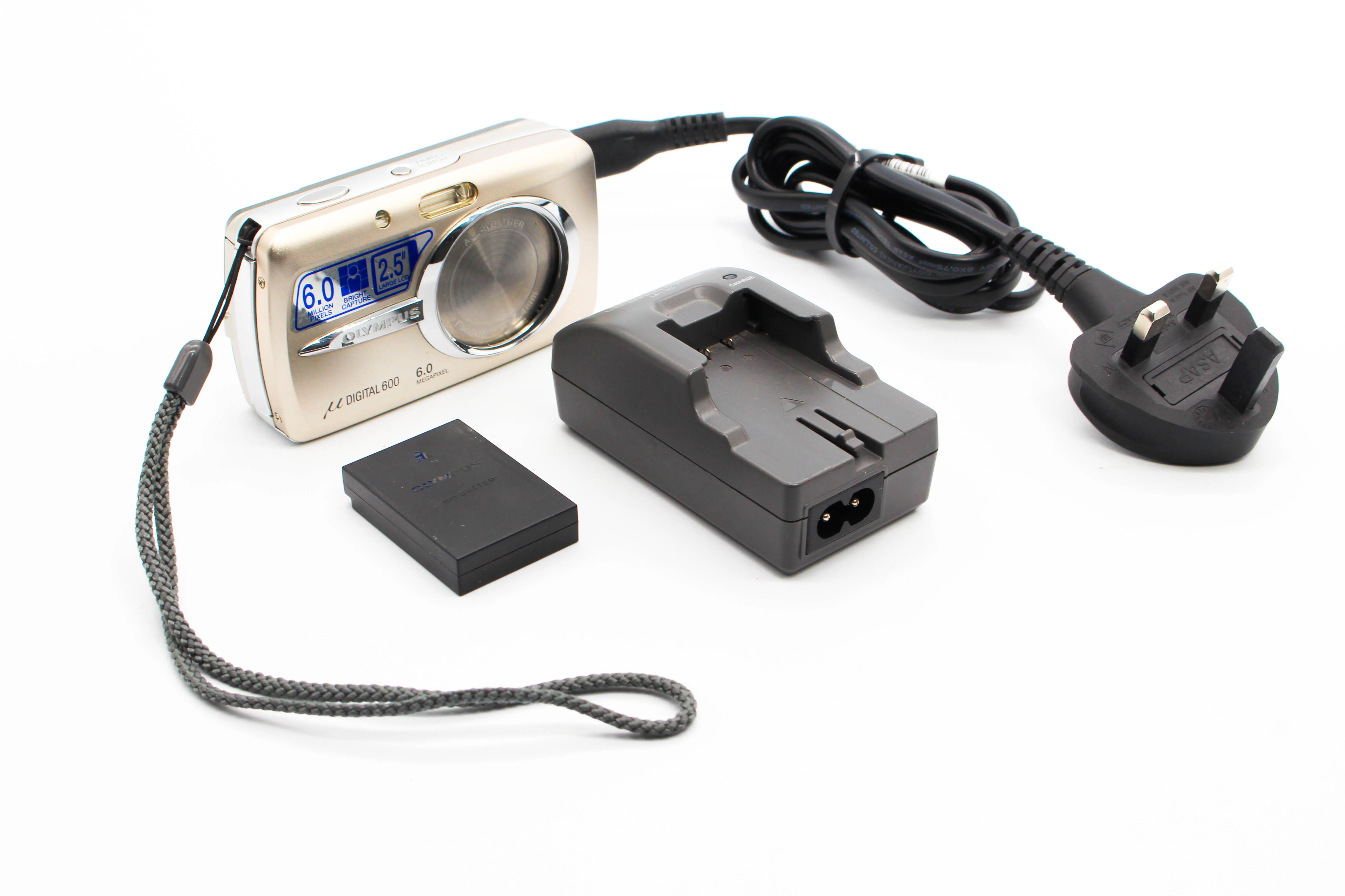 Olympus MJU 600 Digital Photo Video Retro Camera Digicam - Tested Bundle Excellent - Image 2