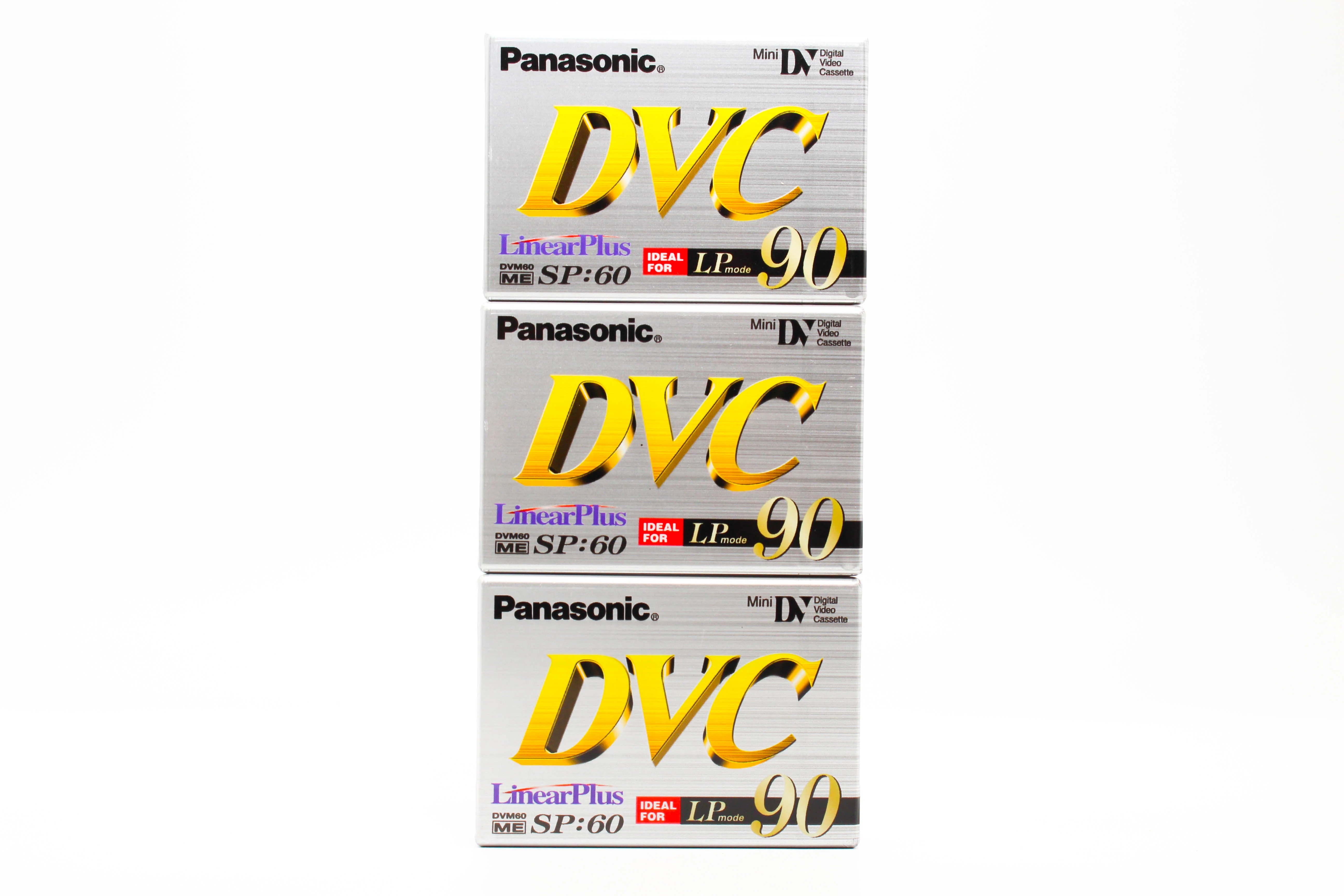 Panasonic AY-DVM60EF MiniDV Digital Video Cassette Tape 3 Pack - Brand New