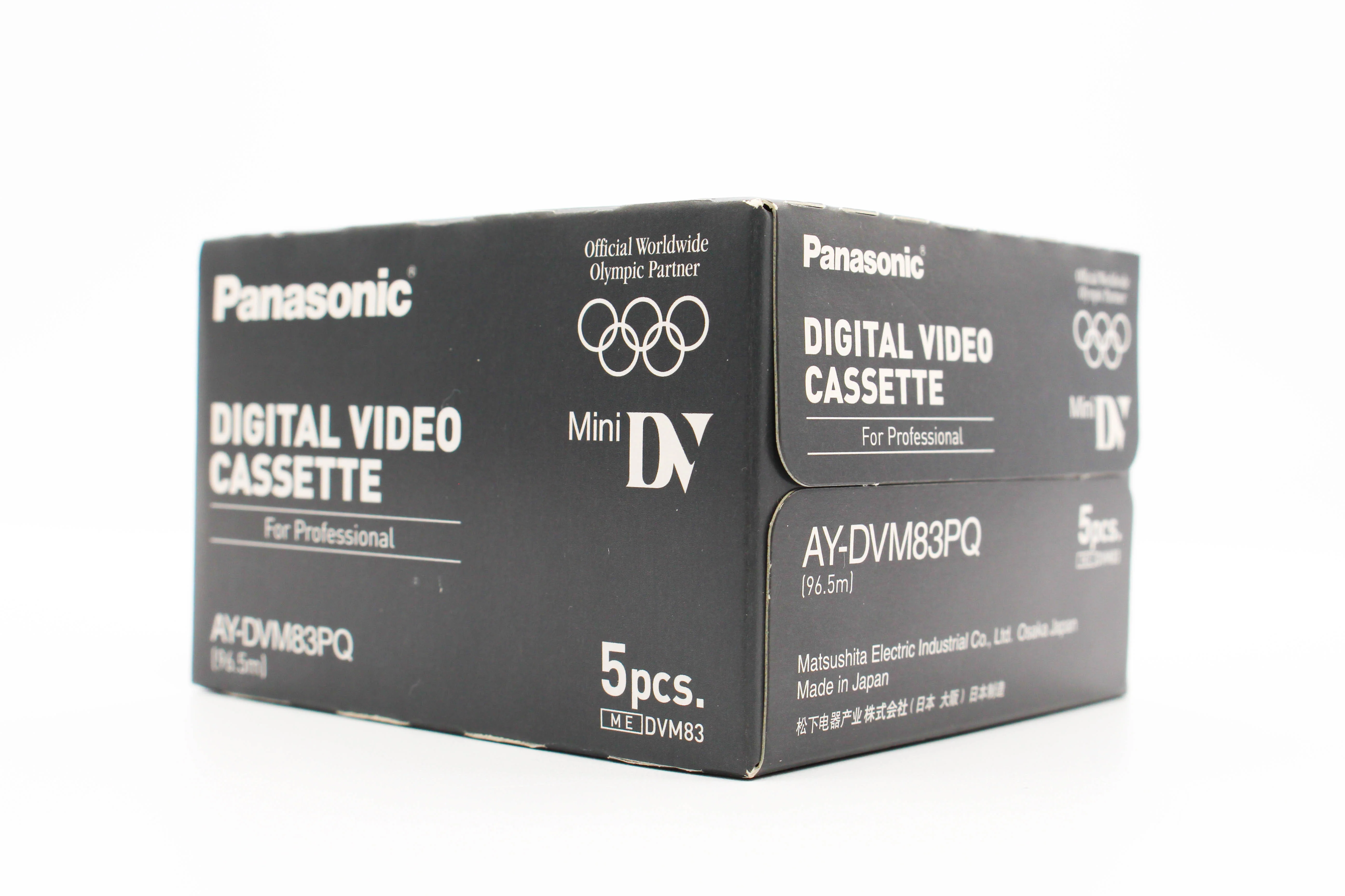Panasonic AY-DVM83PQ MiniDV Professional Digital Video Cassette Tape 5 Pack - Brand New - Image 3