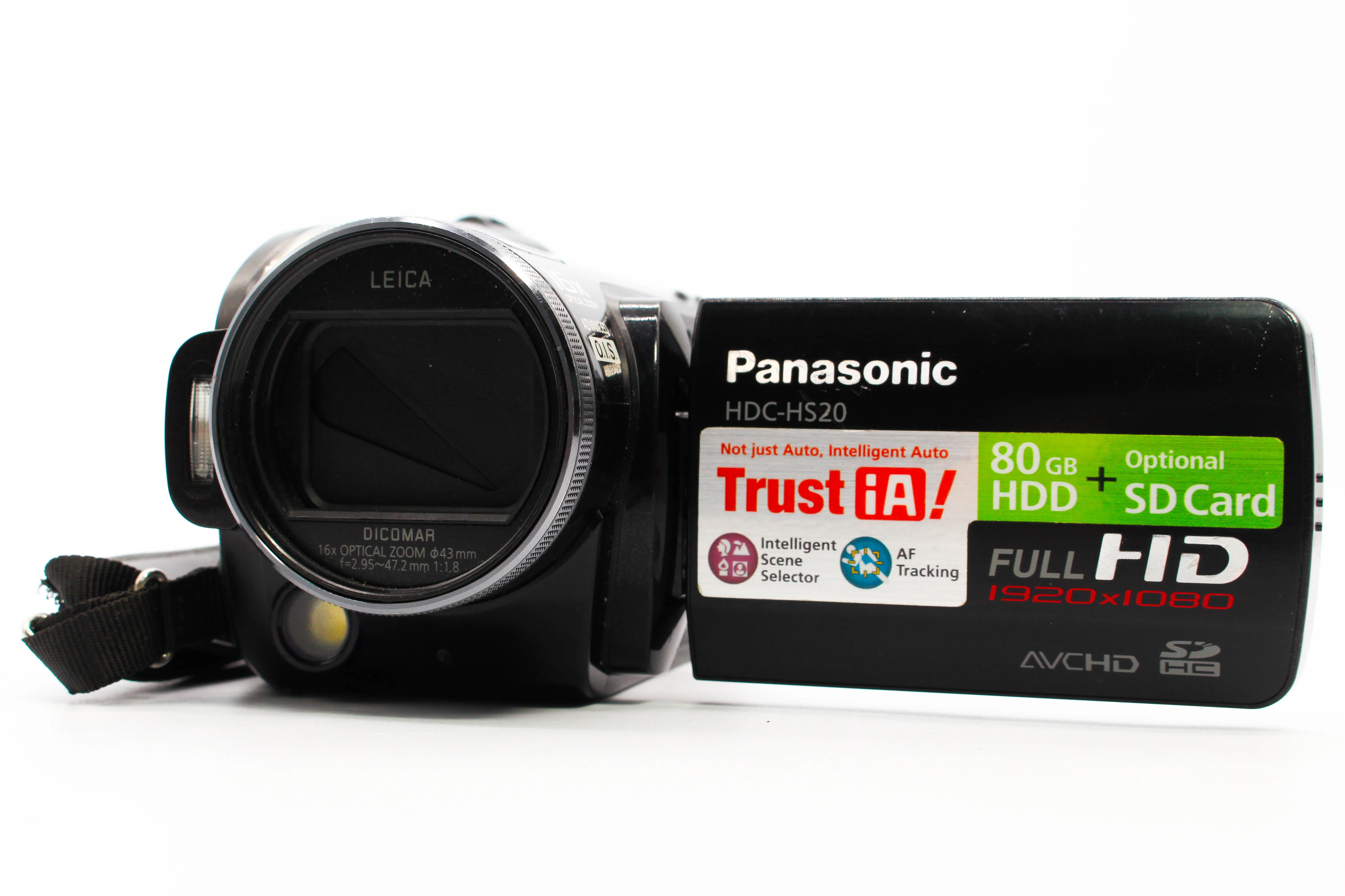 Panasonic HDC-HS20 HD SD Card Video Handycam Camcorder Camera - Tested Bundle Excellent