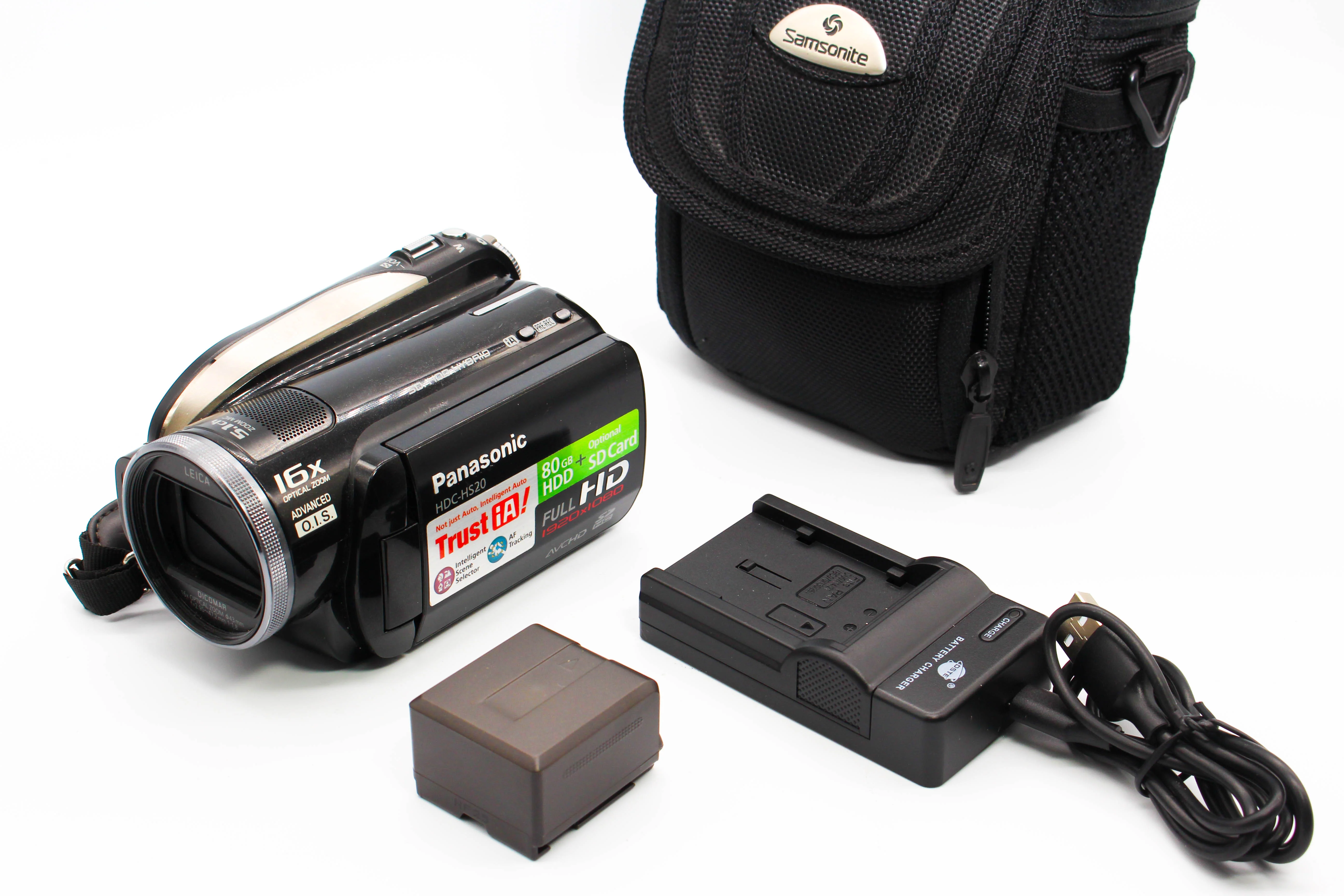 Panasonic HDC-HS20 HD SD Card Video Handycam Camcorder Camera - Tested Bundle Excellent - Image 2