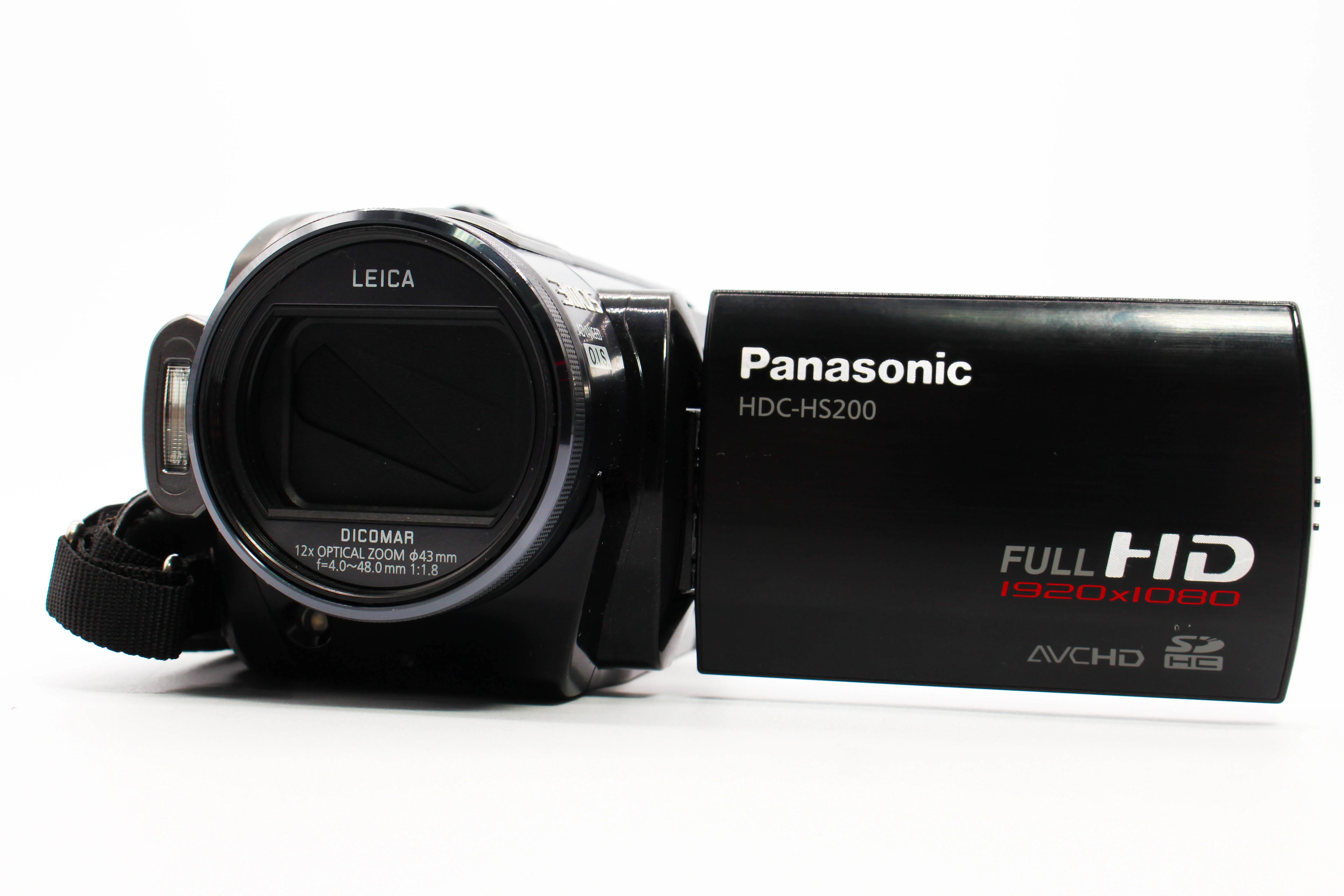 Panasonic HDC-HS200 HD SD Card Video Handycam Camcorder Camera - Tested Bundle Excellent