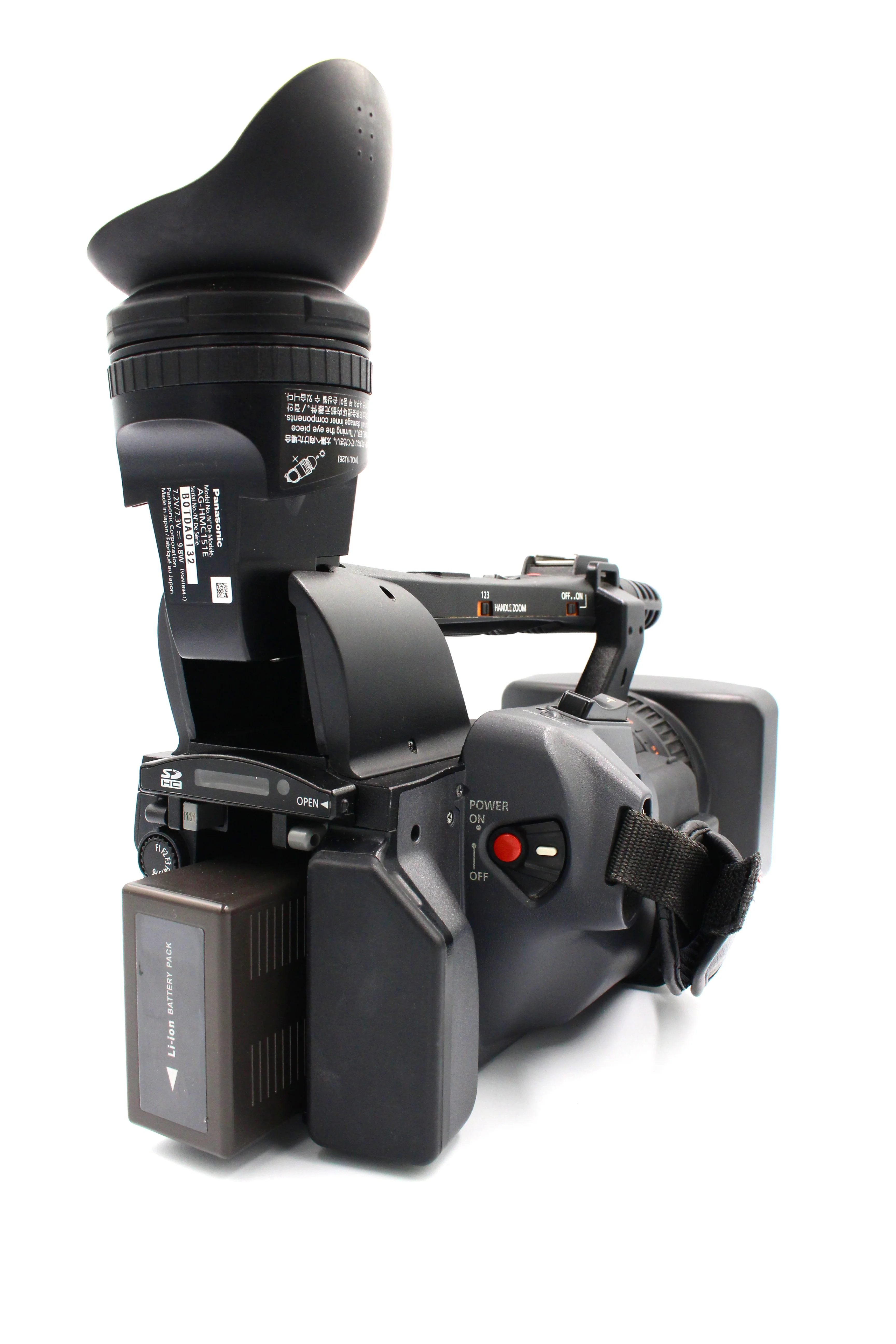 Panasonic AG-HMC151E HMC 150 Digital Video Camcorder Camera - Image 4