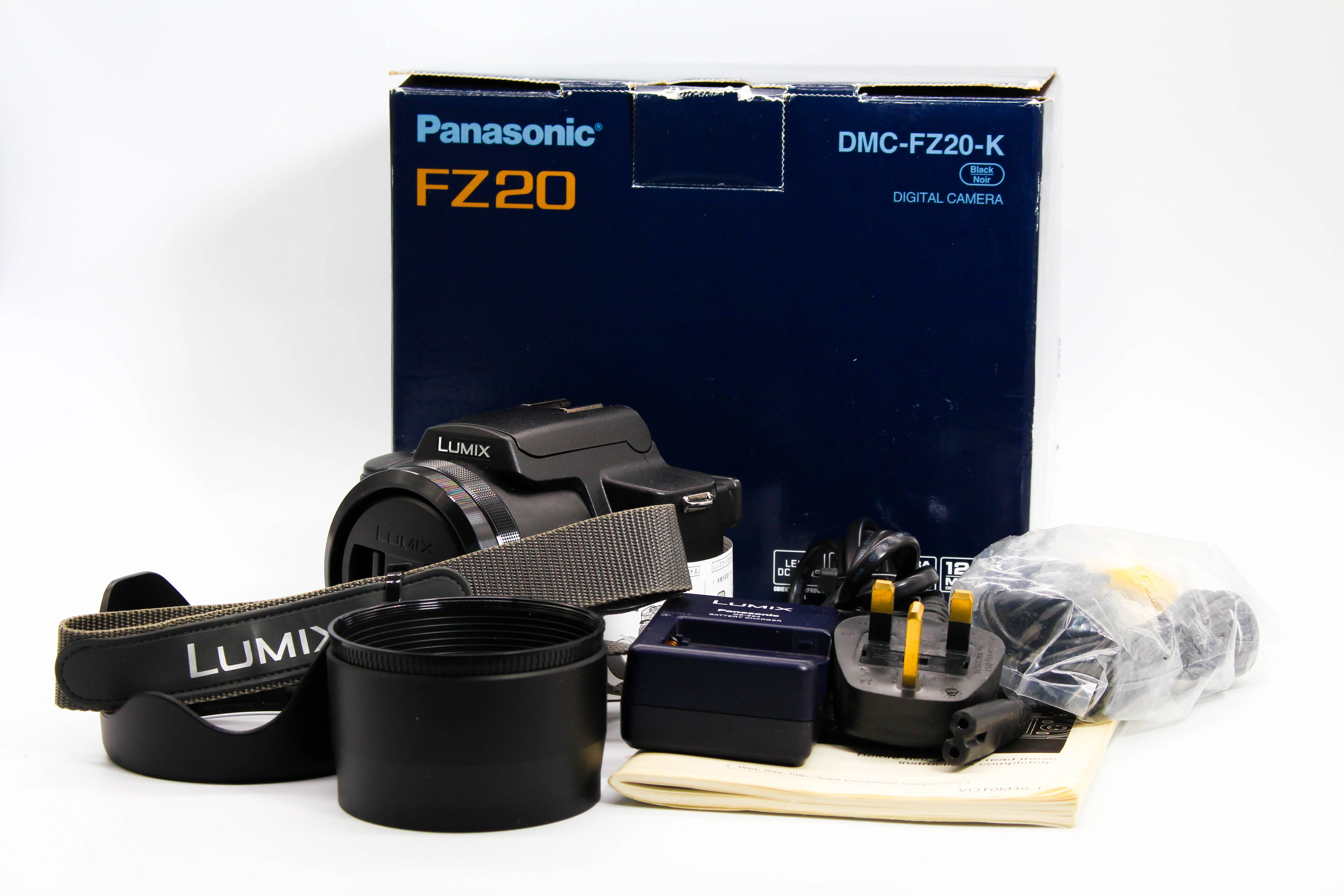 Panasonic Lumix DMC-FZ20-K SD Card Digital Photo Video Retro Camera Digicam - Tested Bundle Excellent - Image 2