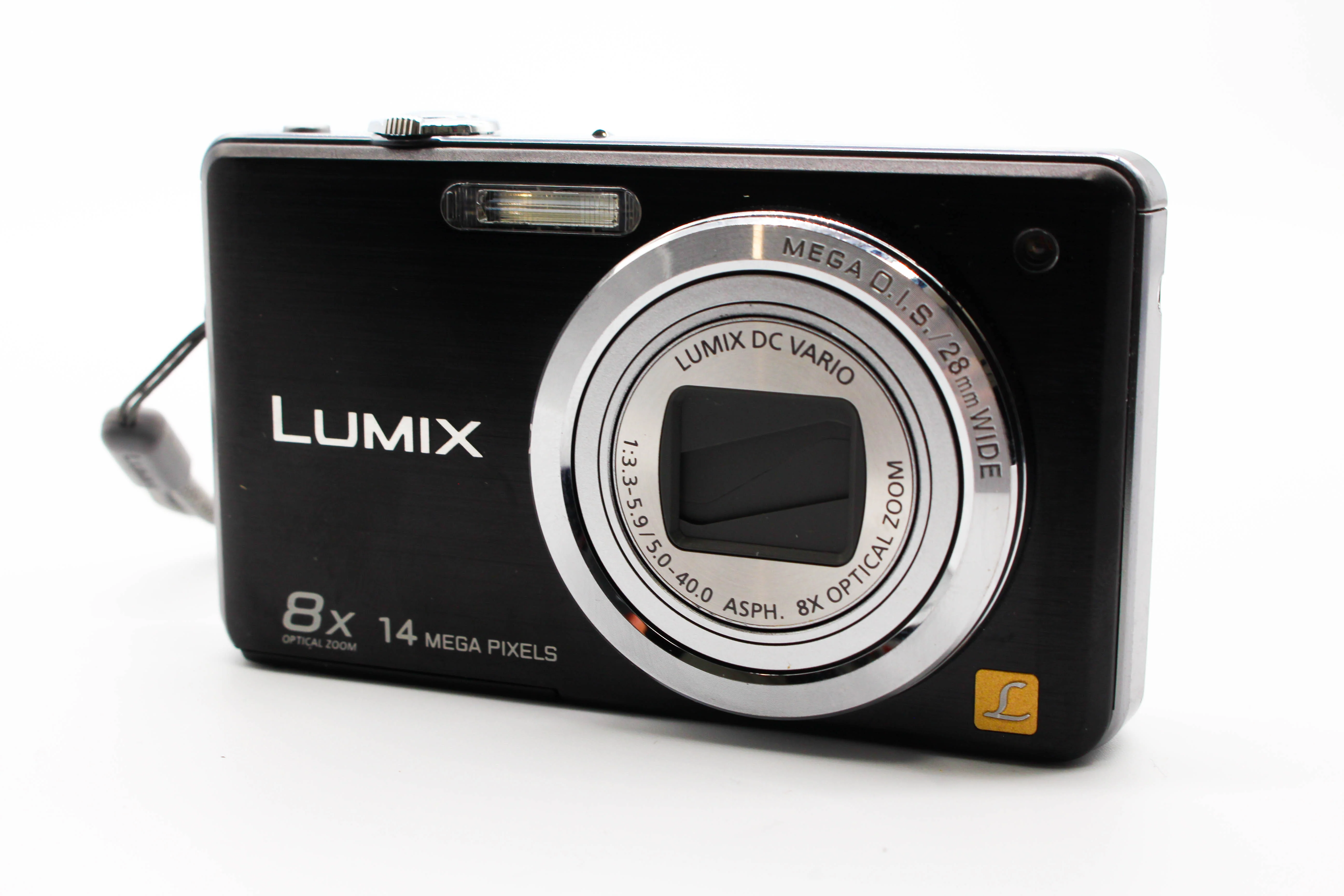 Panasonic Lumix DMC-FS30 Retro Photo Video Compact Digital Camera Digicam - Tested Bundle Excellent