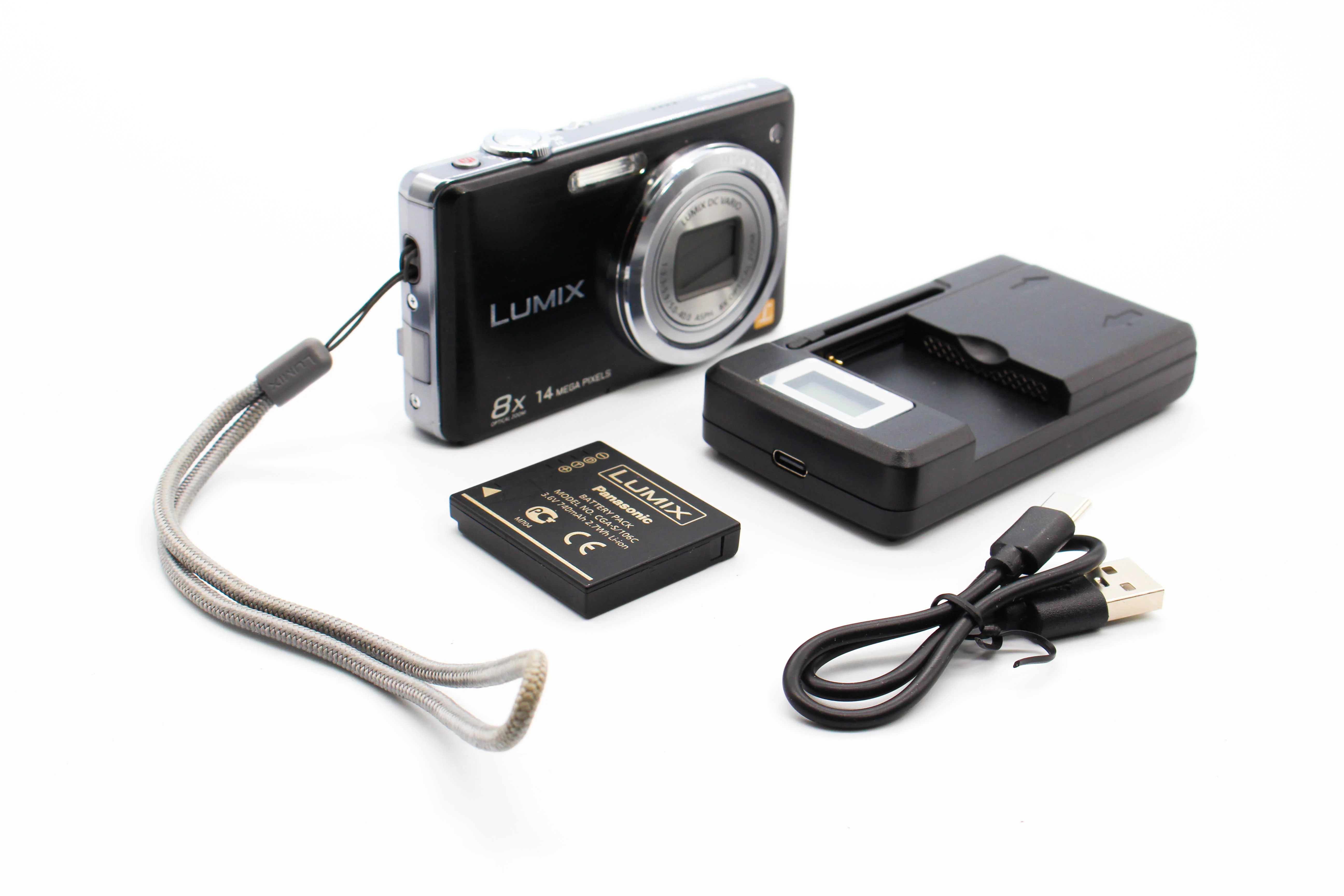 Panasonic Lumix DMC-FS30 Retro Photo Video Compact Digital Camera Digicam - Tested Bundle Excellent - Image 2