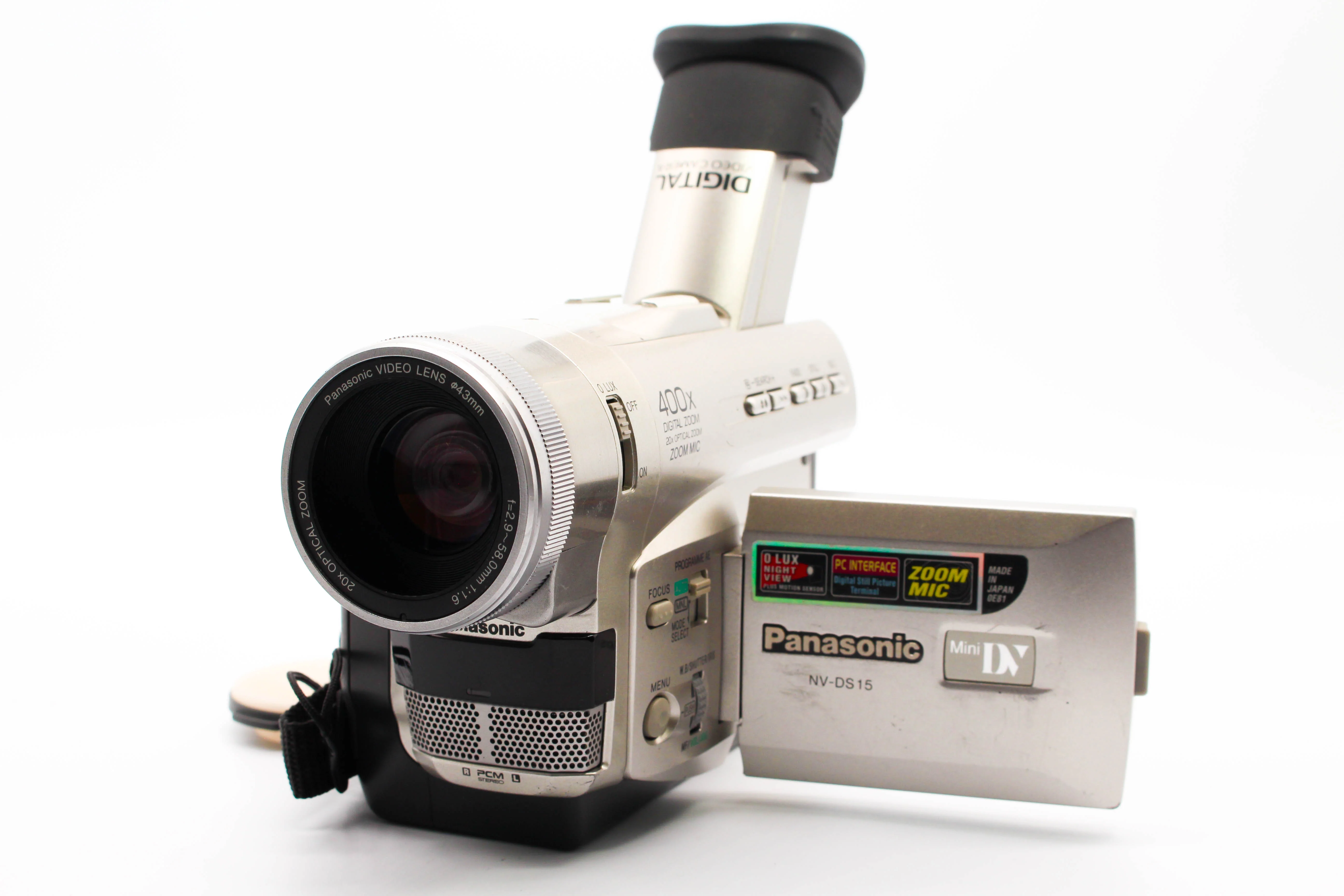 Panasonic NV-DS15B MiniDV Digital Video Handycam Camcorder Camera - Tested Bundle