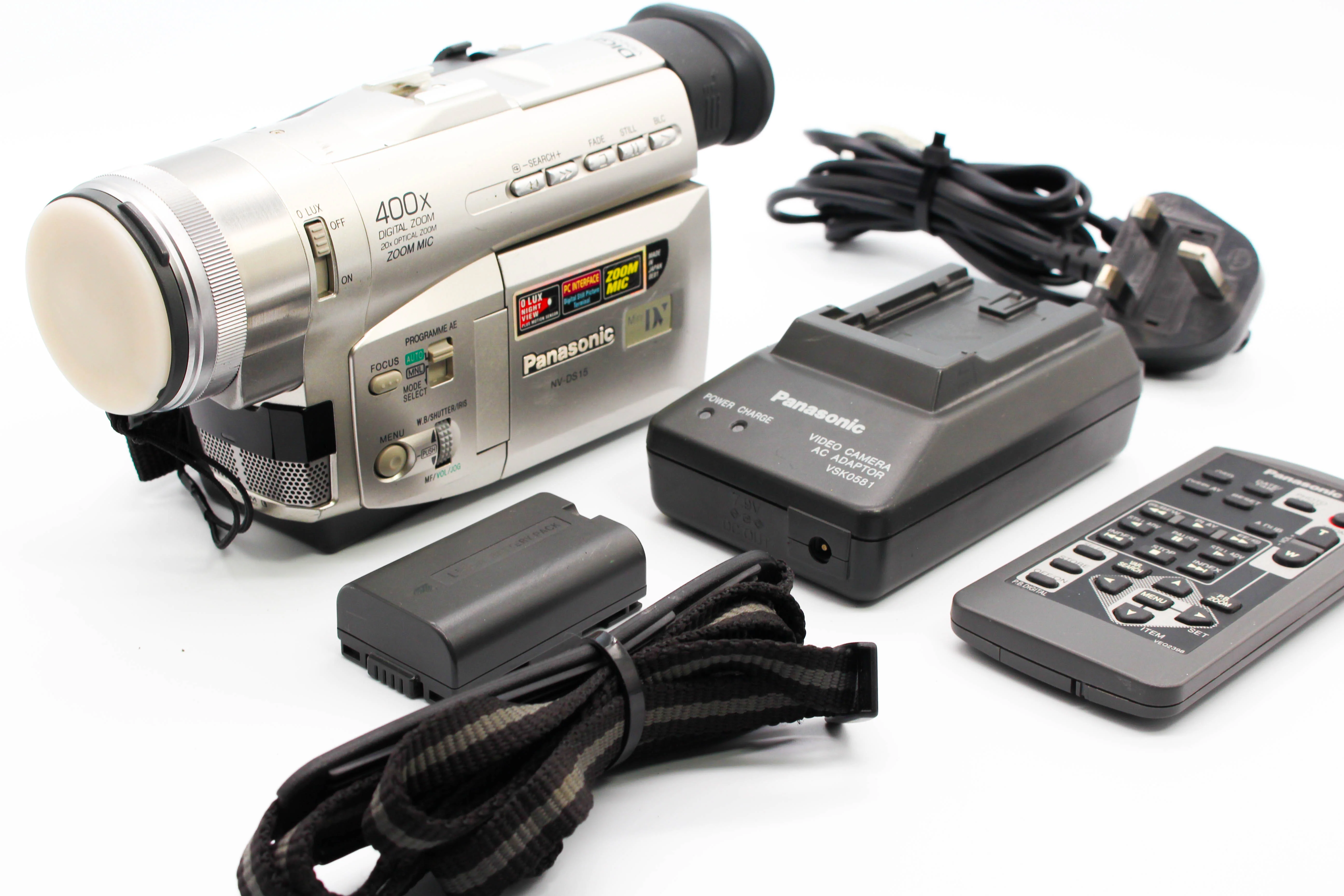 Panasonic NV-DS15B MiniDV Digital Video Handycam Camcorder Camera - Tested Bundle - Image 2