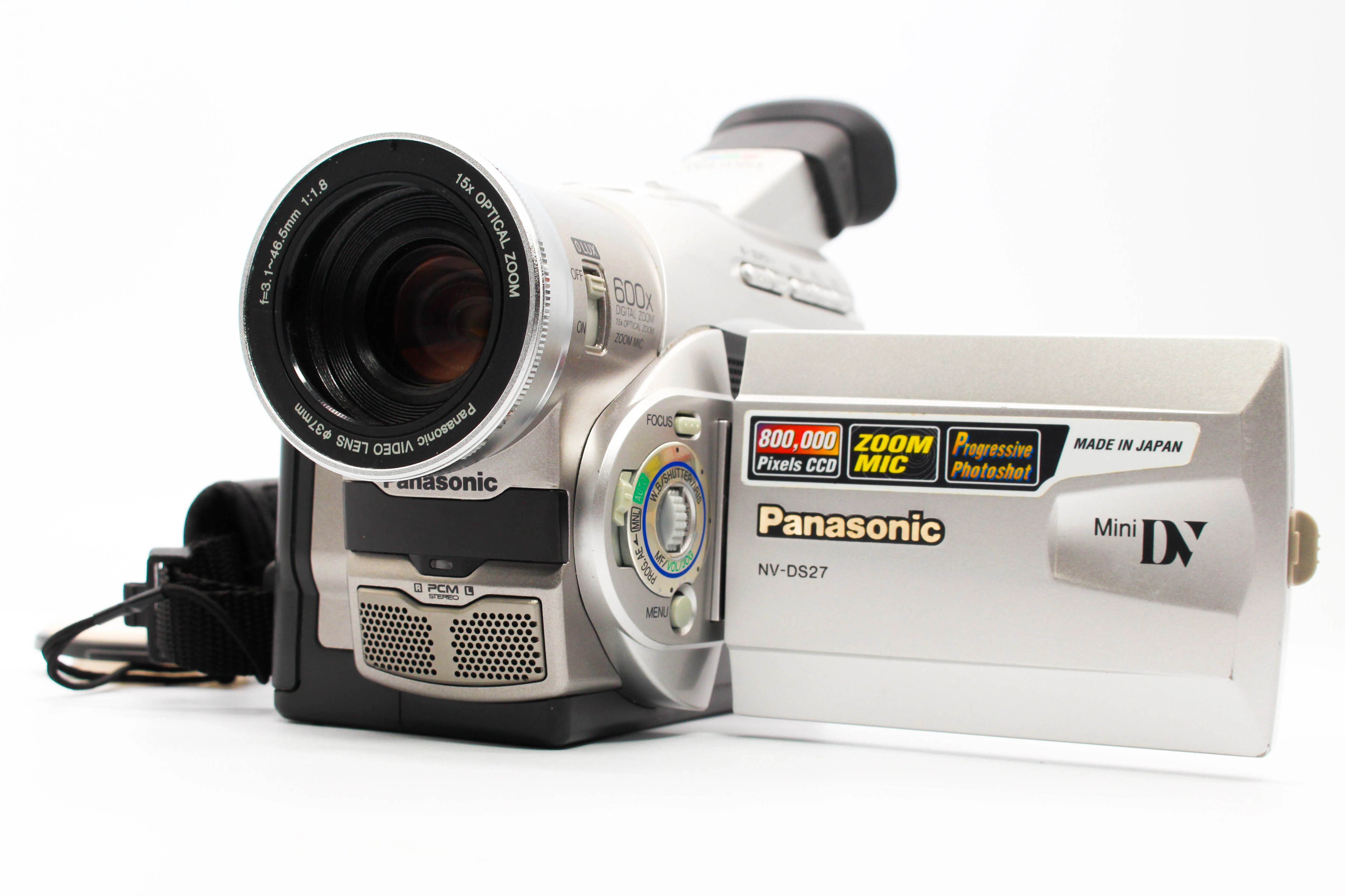 Panasonic NV-DS27B MiniDV Video Handycam Camcorder Camera - Tested Bundle Excellent