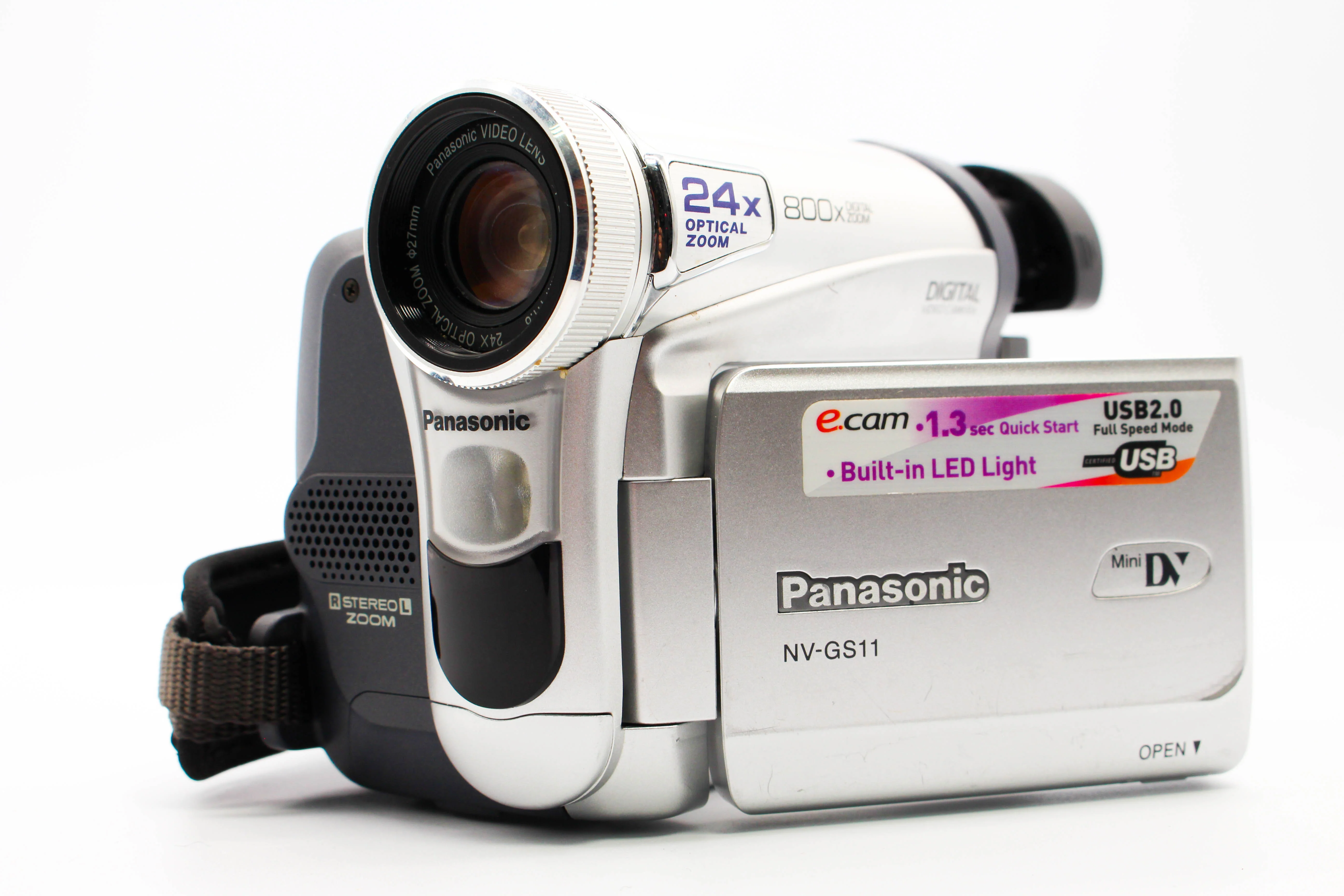 Panasonic NV-GS11EB MiniDV Video Handycam Camcorder Camera - Tested Bundle Excellent