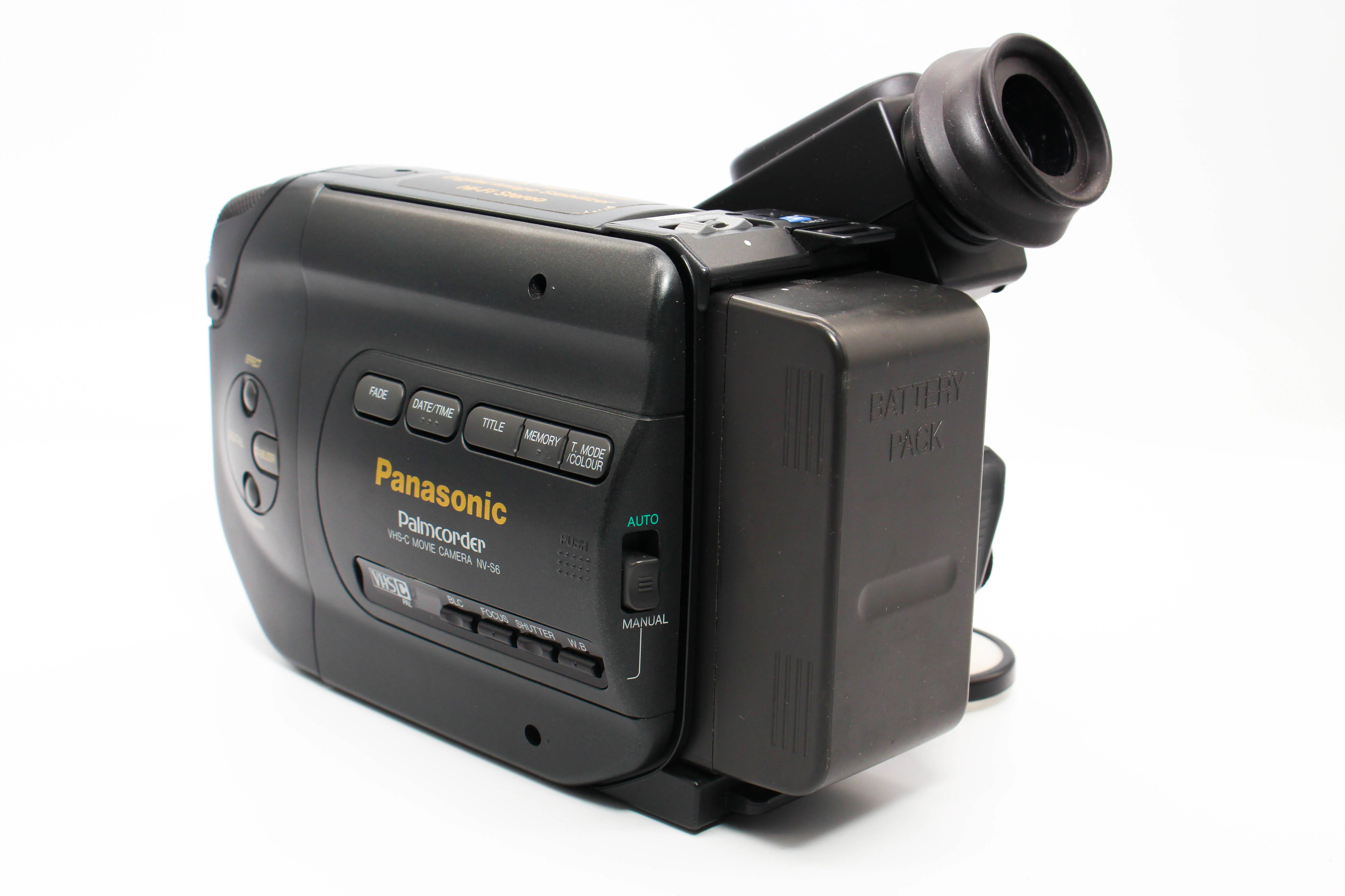 Panasonic NV-S6B VHS-C Movie Camera Palmcorder Handycam Camcorder Camera - Tested Bundle - Image 5