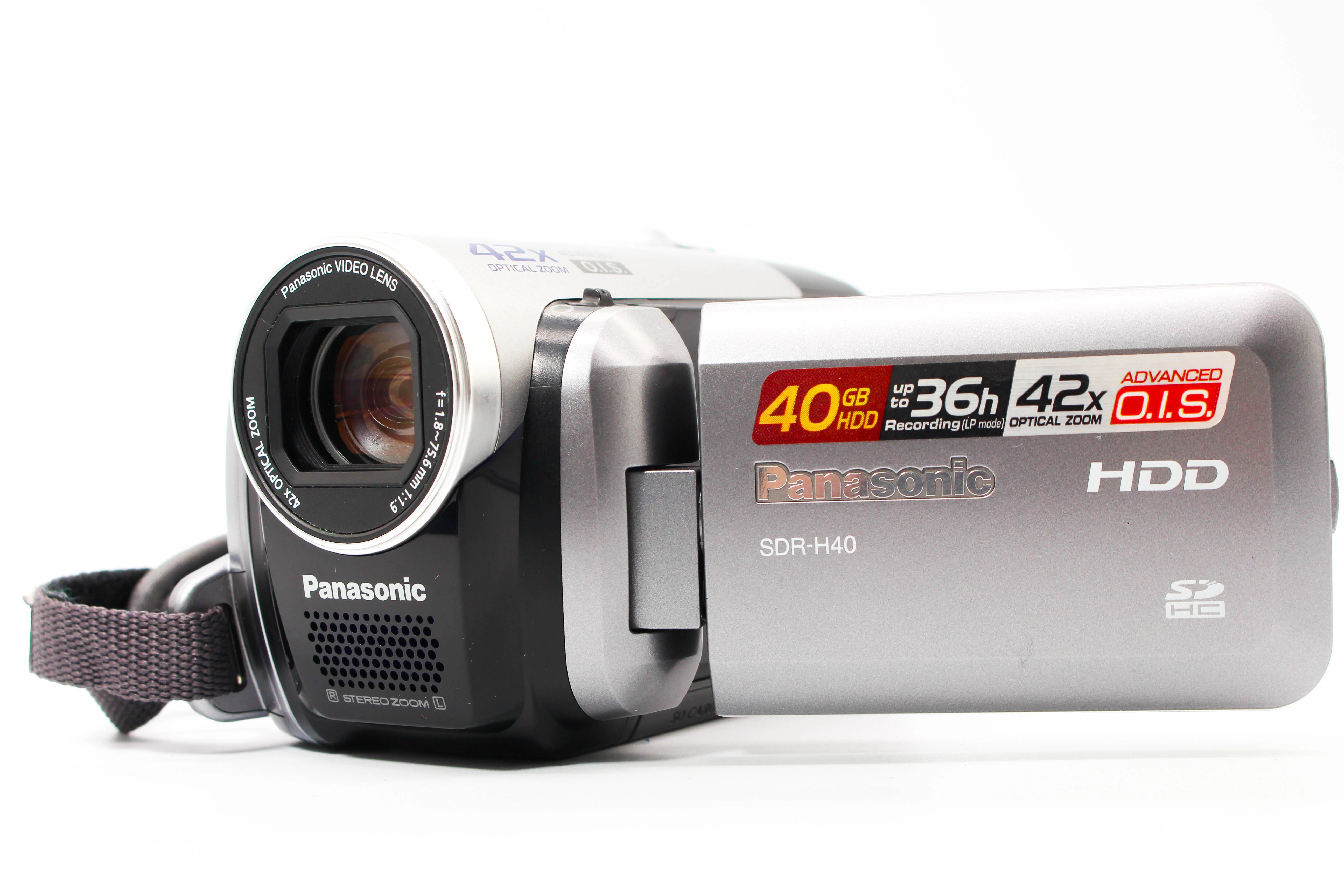Panasonic SDR-H40 HD HDD Digital Video Camcorder - Tested Bundle Excellent
