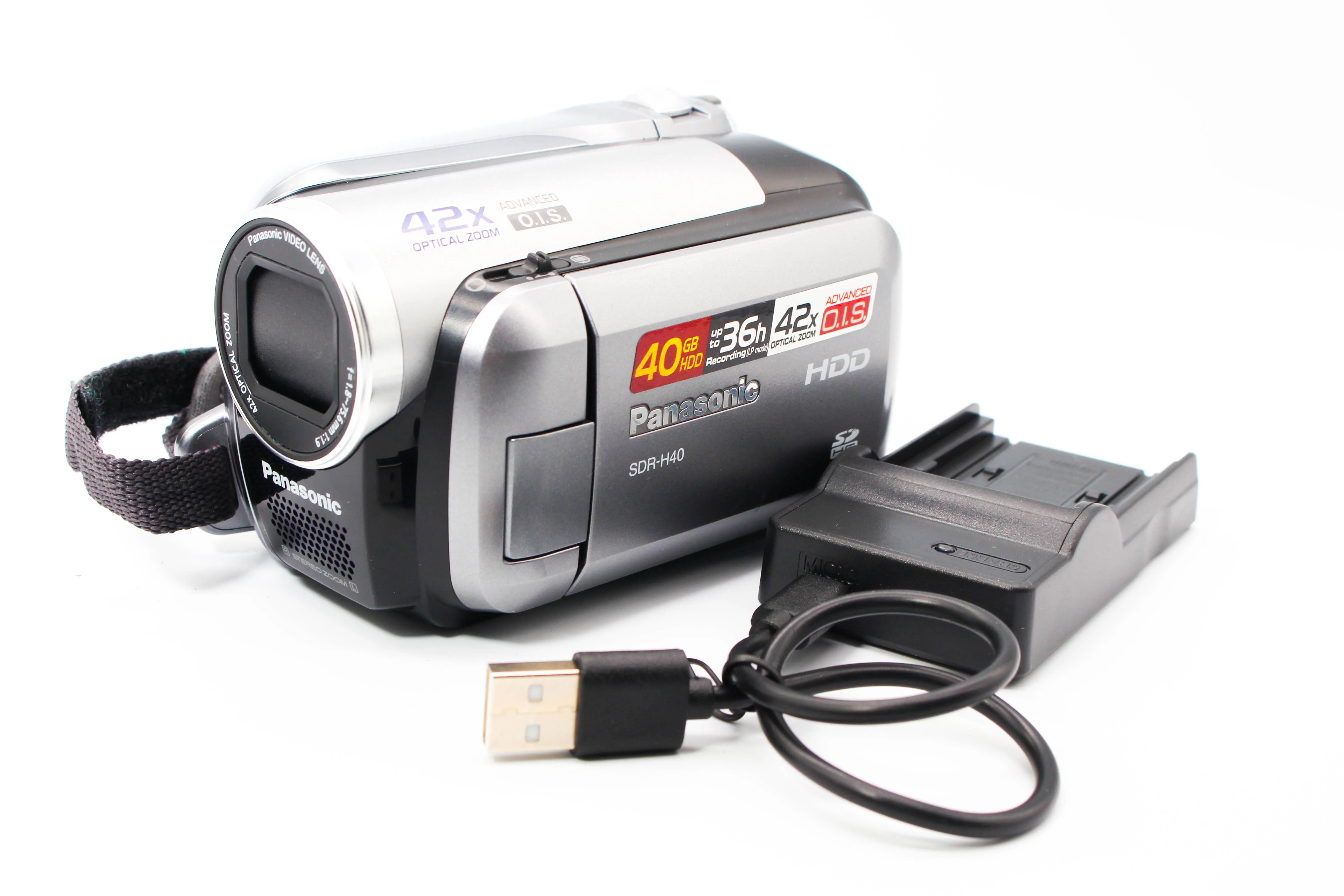 Panasonic SDR-H40 HD HDD Digital Video Camcorder - Tested Bundle Excellent - Image 2