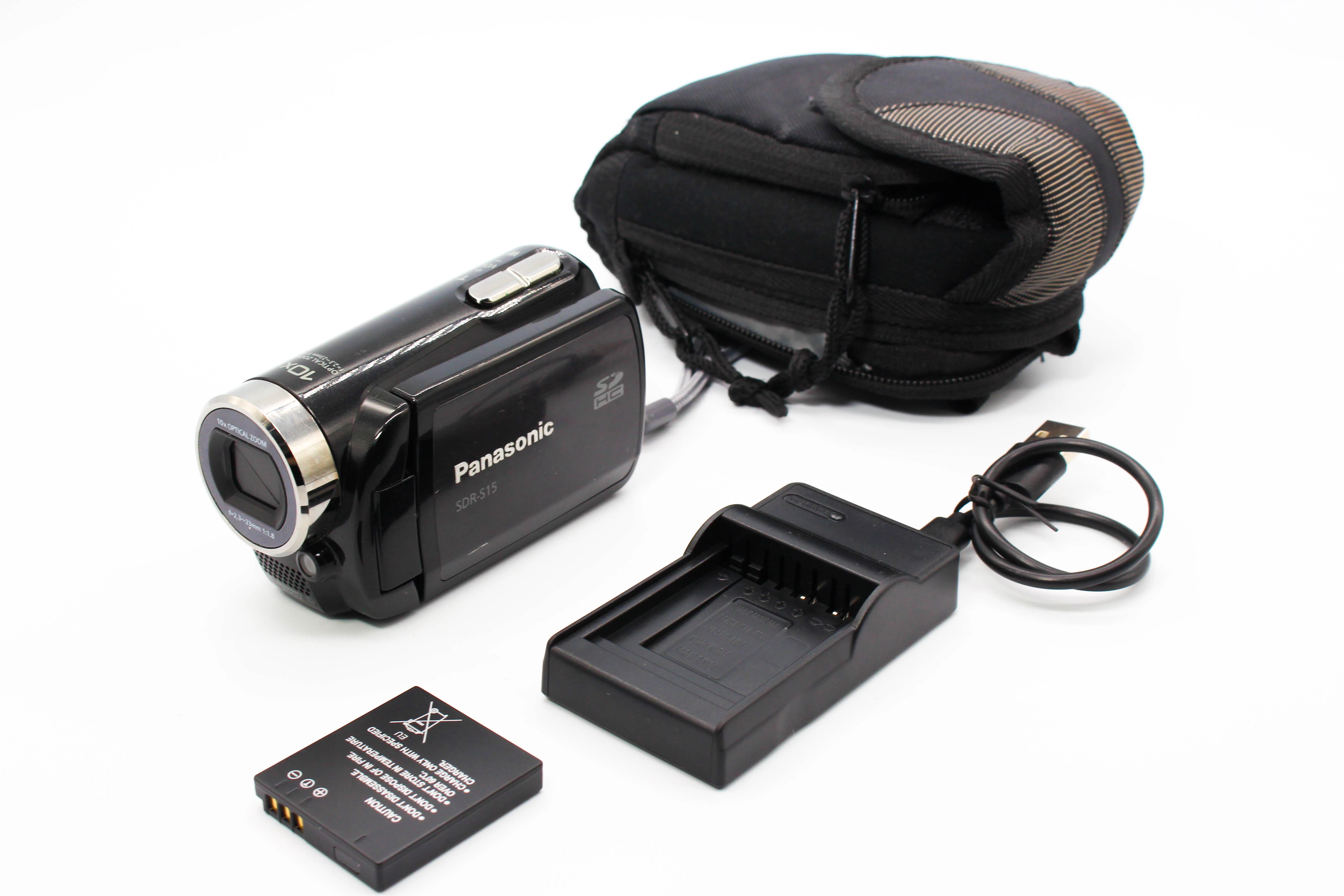 Panasonic SDR-S15 HD SD Card Video Handycam Camcorder Camera - Tested Bundle Good - Image 2