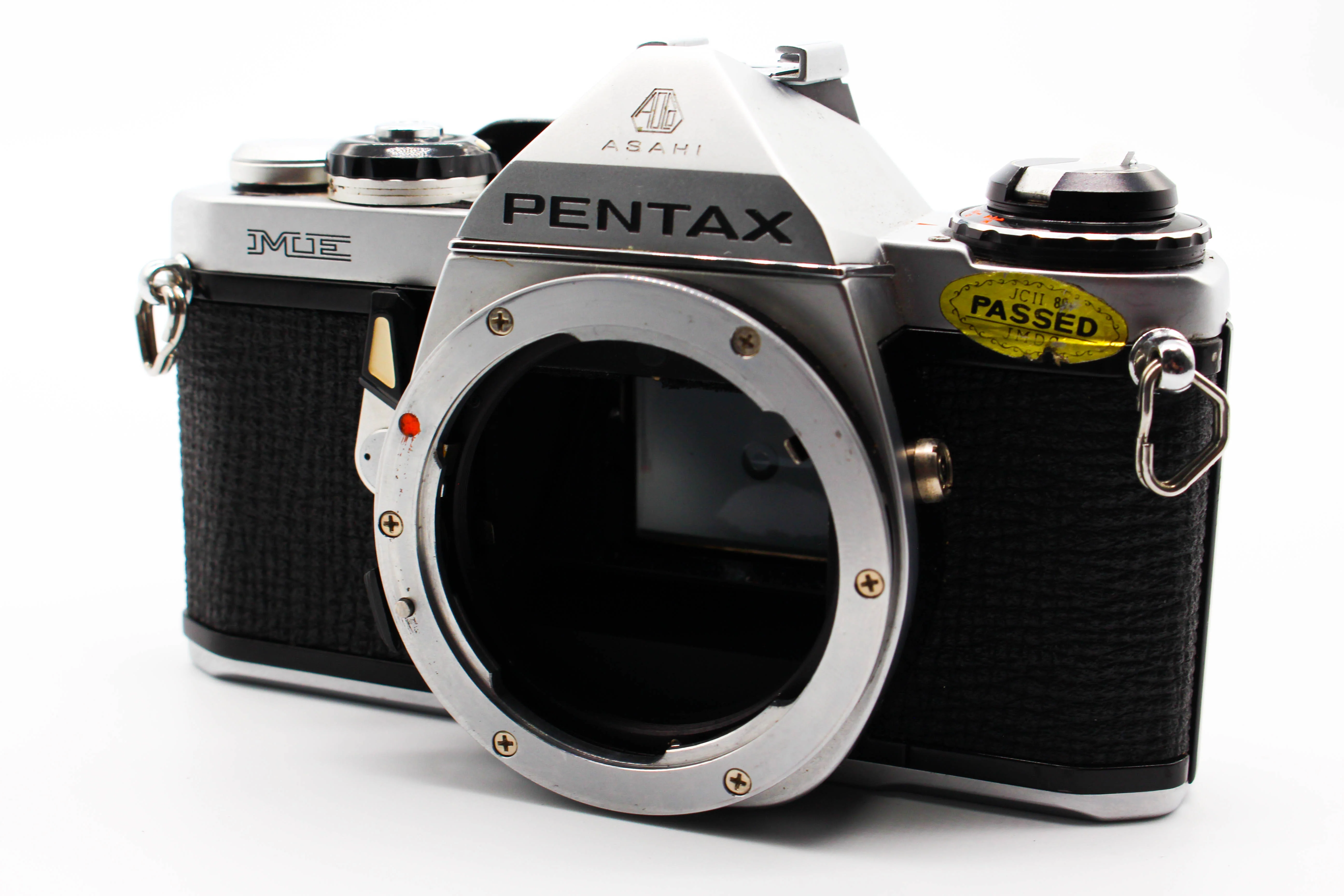 Pentax ME SLR 35mm Film Camera Silver Body Only - Tested Bundle Good