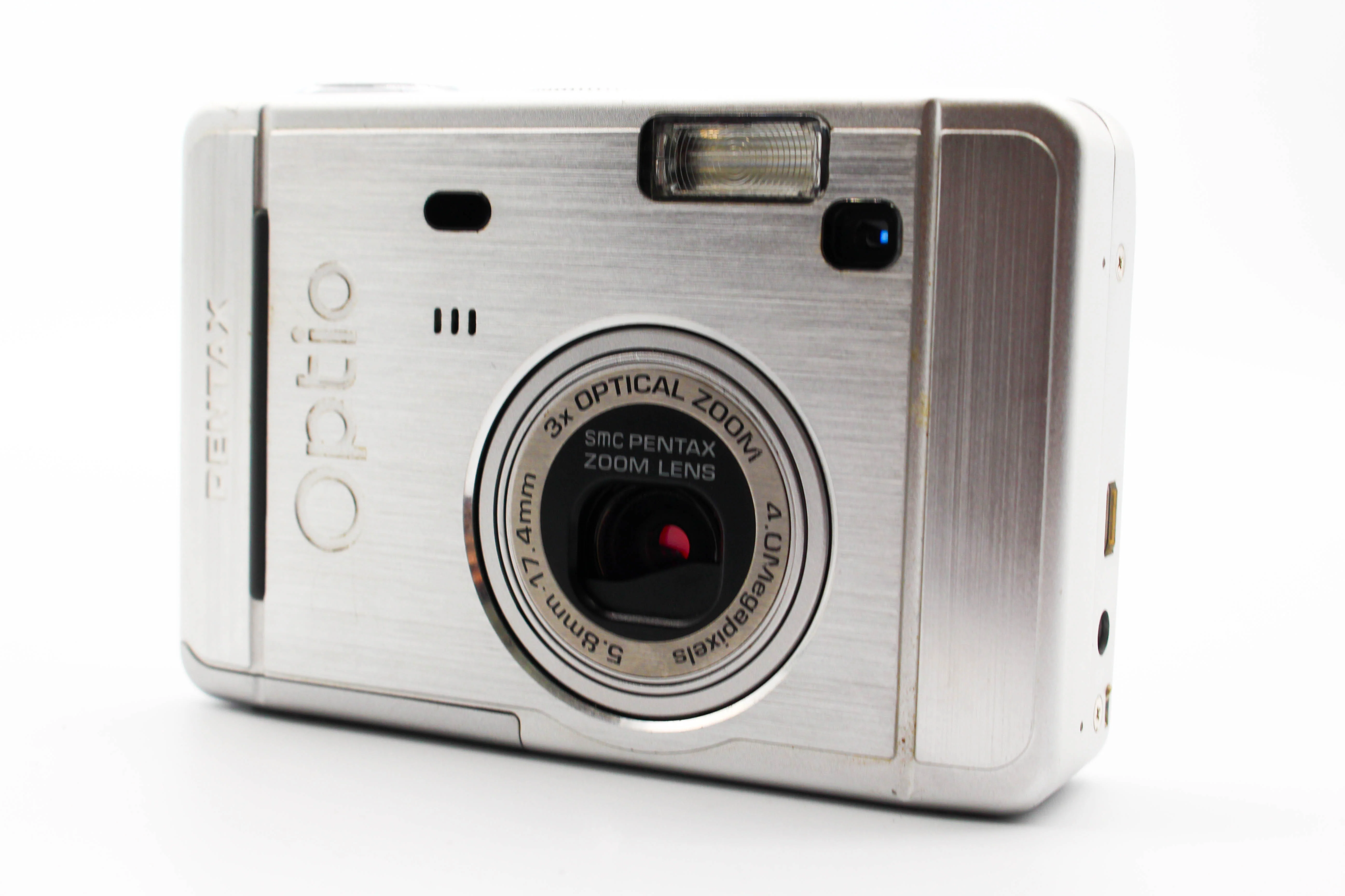 Pentax Optio S40 SD Card Compact Digital Photo Video Retro Camera Digicam (Read) - Tested Bundle