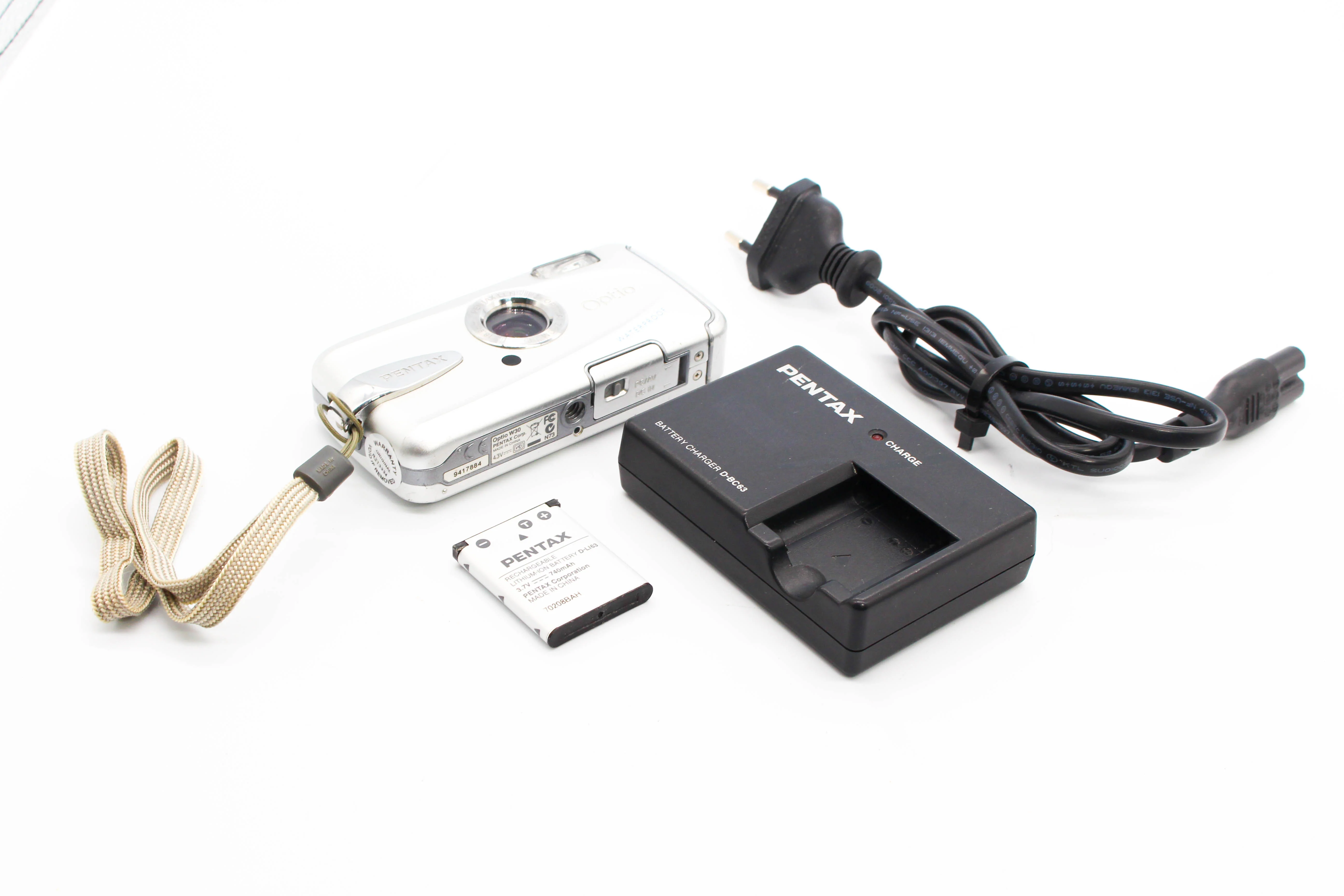 Pentax Optio W30 SD Card Compact Digital Photo Video Camera Digicam (Read) - Tested Bundle - Image 2
