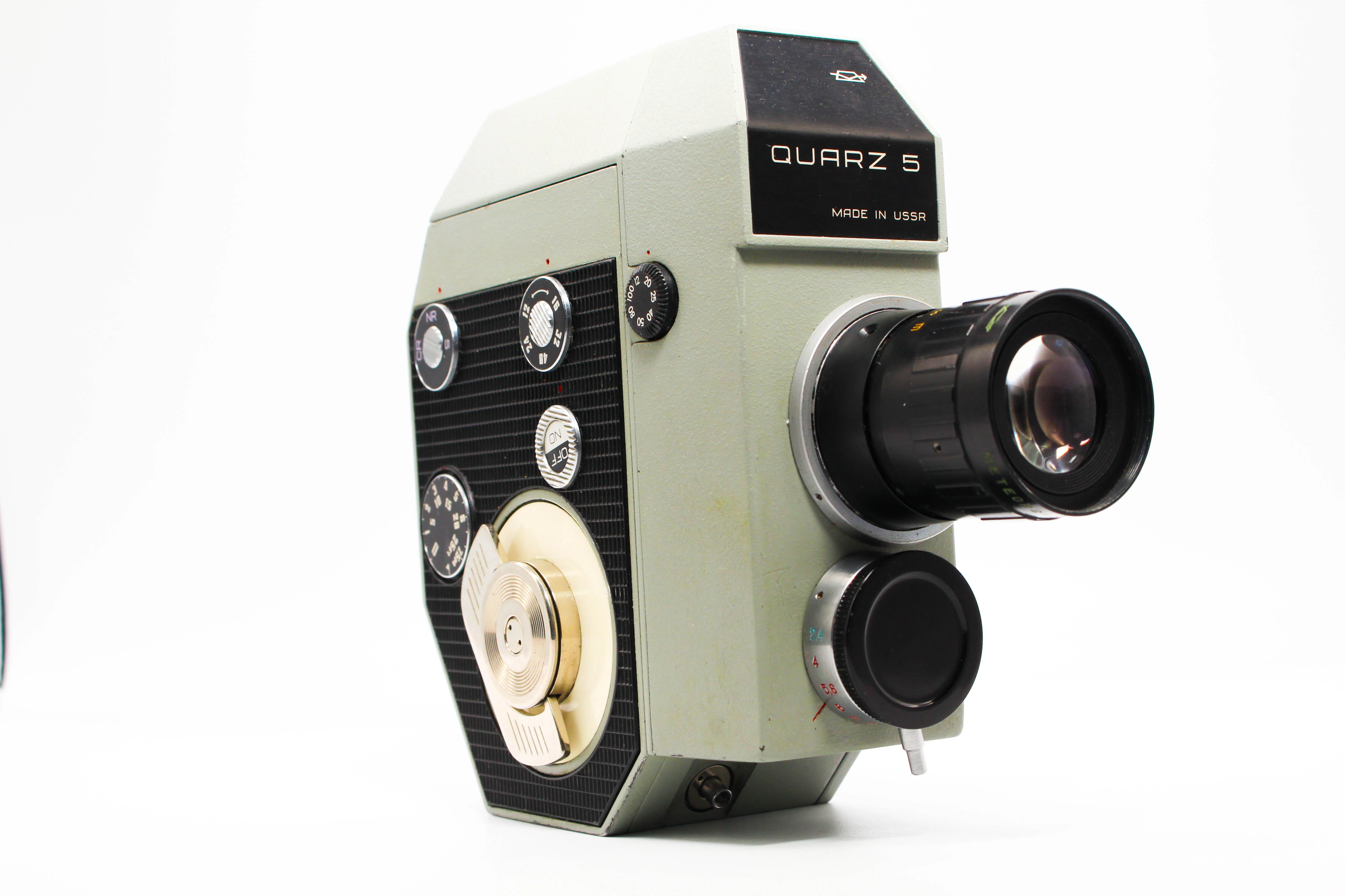 Quarz 5 8mm Spring Motor USSR Movie Cine Film Camera - Untested Good - Image 5
