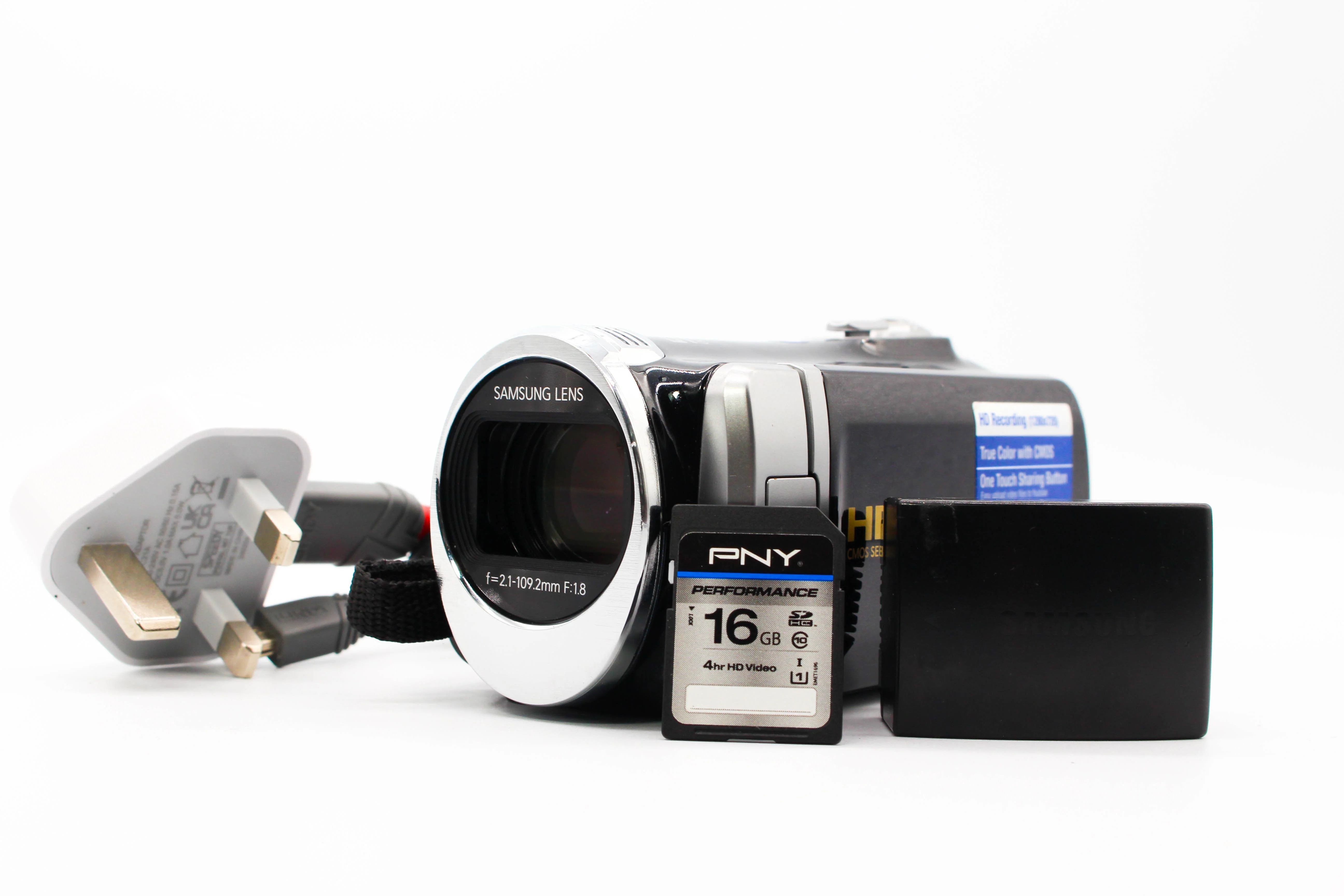 Samsung HMX-F90 HD Digital Video Camera Camcorder - Tested Bundle Good - Image 2