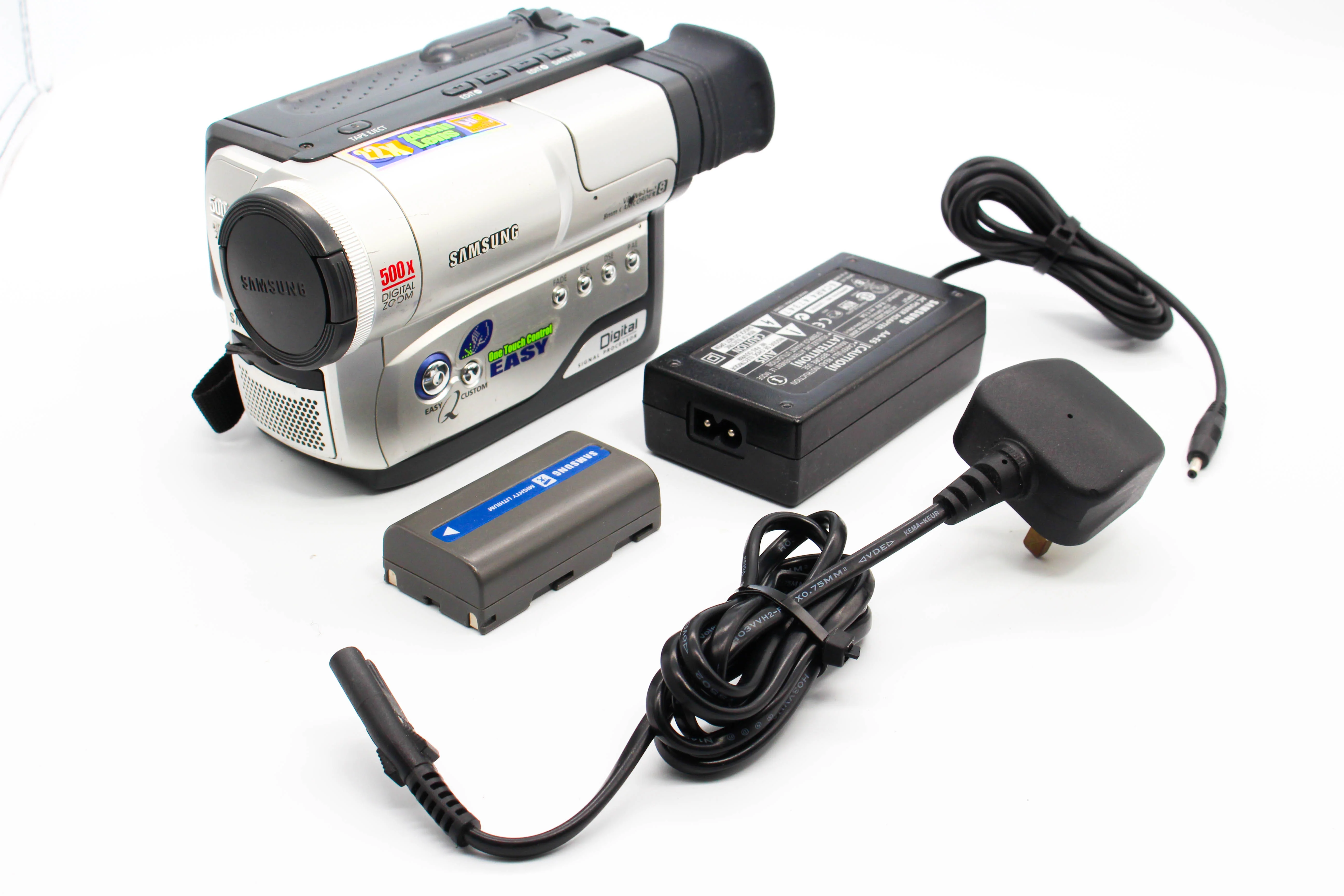 Samsung VP-W60 Video8 8mm Handycam Camera Analog Video Camcorder - Tested Bundle Good - Image 2